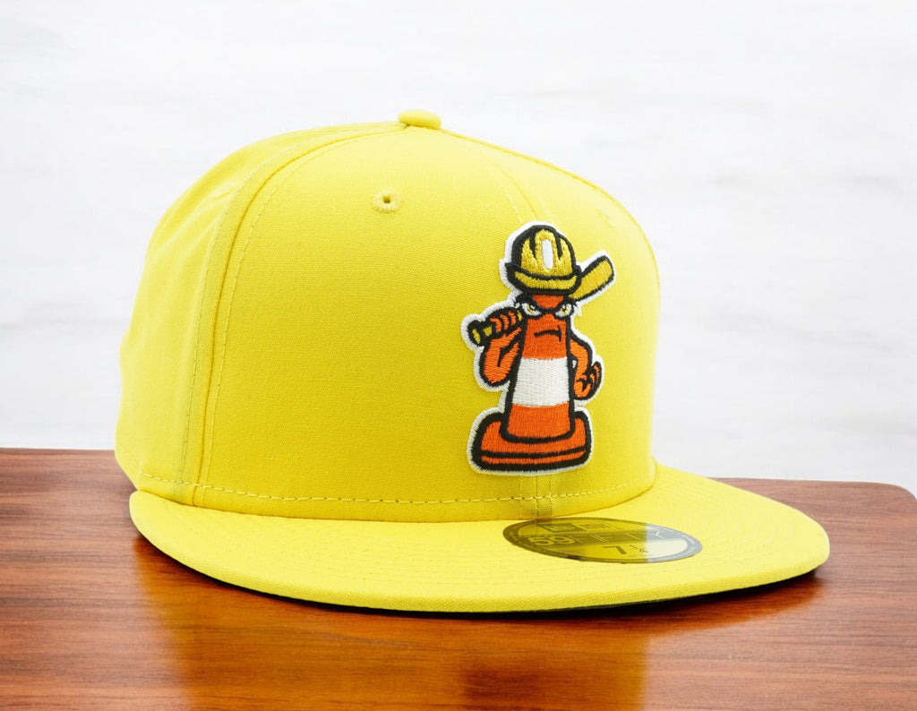 [60071486] Mens New Era MiLB CHARLOTTE KNIGHTS TRAFFIC CONES 5950 FITTED THEME