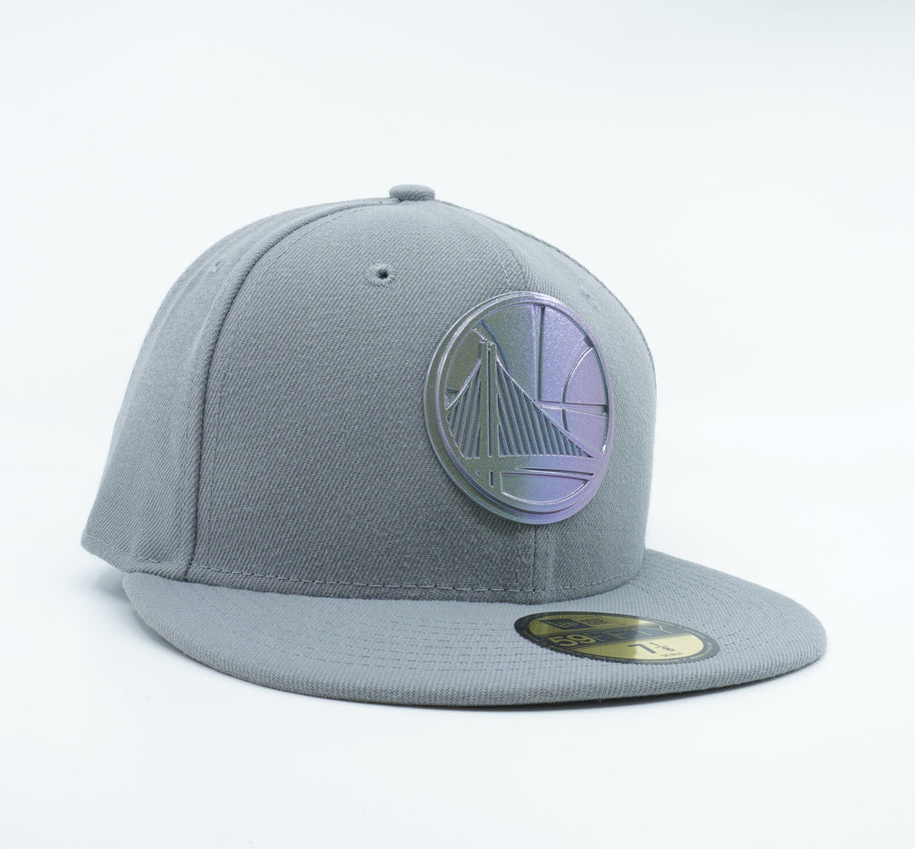 [80476999] Mens New Era NBA Golden State Warriors Speckle Sheen 59Fifty Fitted