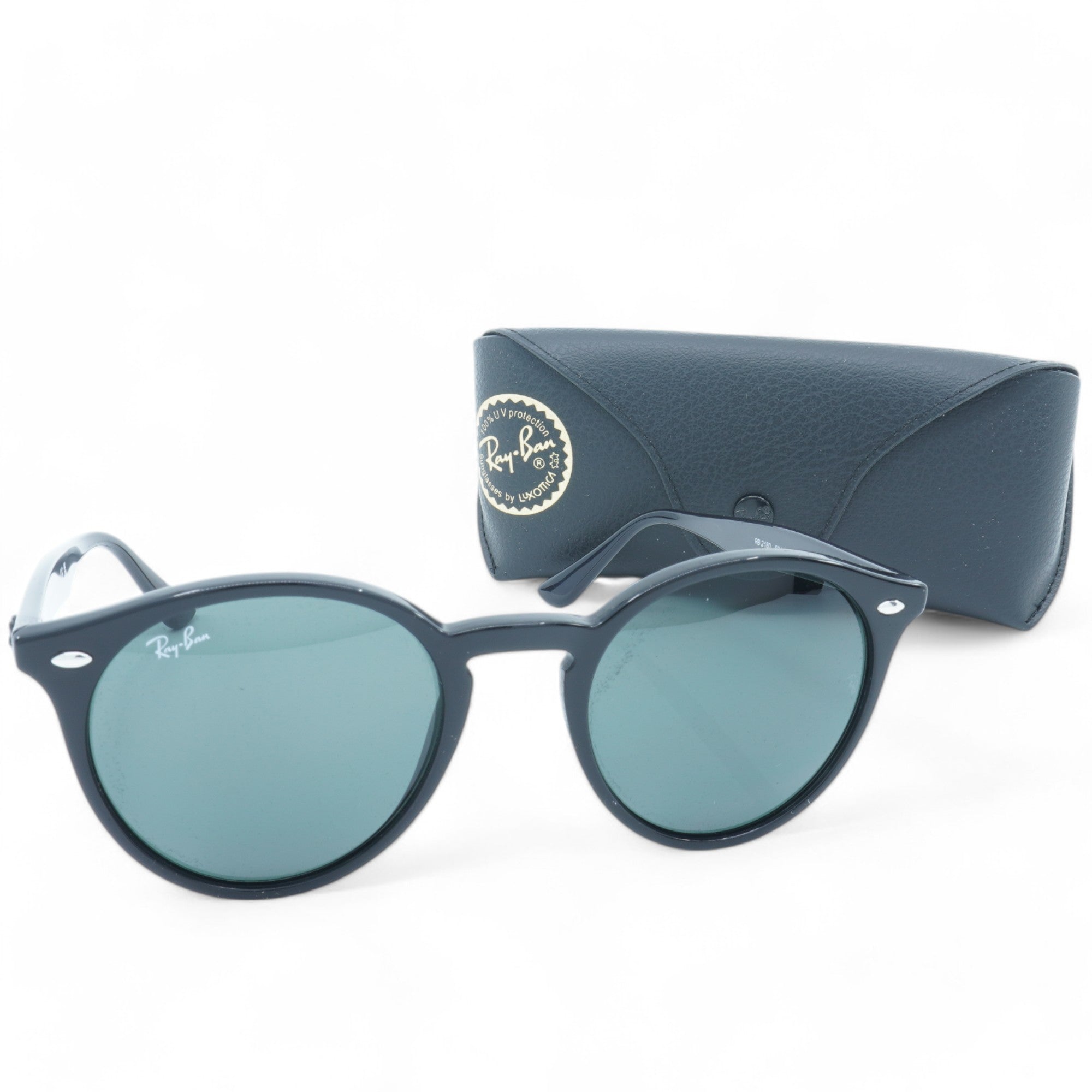[RB2180-601/71] UNISEX RAY-BAN ROUND SUNGLASSES