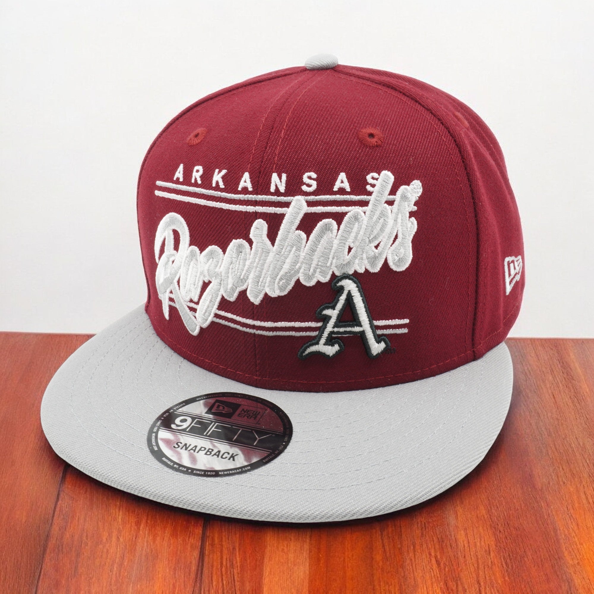 [60270383] Mens New Era NCAA 950 TEAM SCRIPT SNAPBACK - ARKANSAS RAZORBACKS