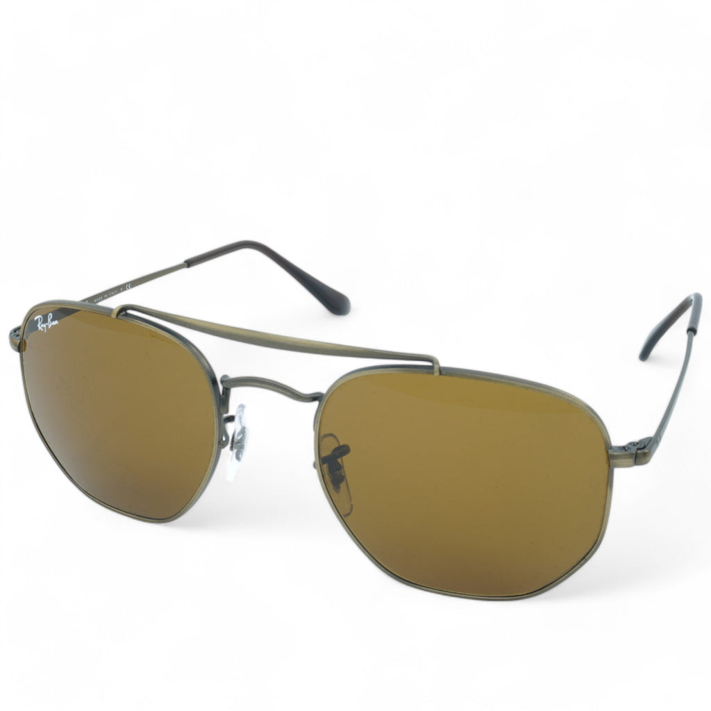 [RB3648-9228/33_54] UNISEX RAY-BAN MARSHAL ANTIQUED SUNGLASSES