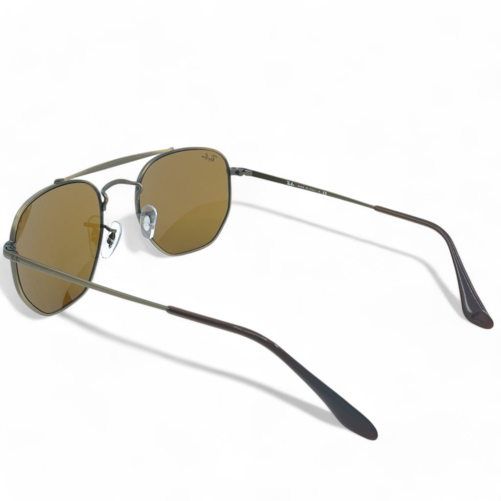 [RB3648-9228/33_54] UNISEX RAY-BAN MARSHAL ANTIQUED SUNGLASSES