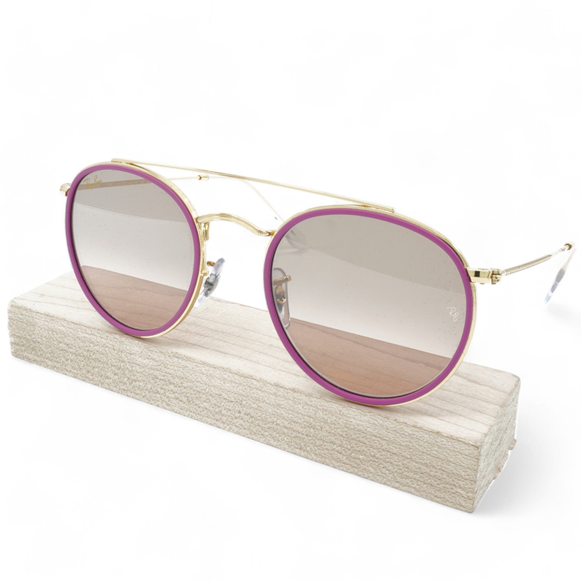 [RB3647N-9237/3E_51] UNISEX RAY-BAN ROUND DOUBLE BRIDGE SUNGLASSES