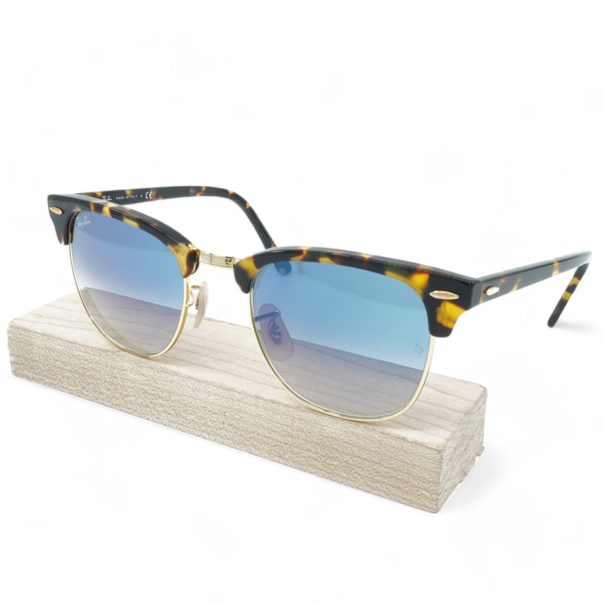 [RB3016-1335/3F_51] UNISEX RAY-BAN CLUBMASTER FLECK SUNGLASSES