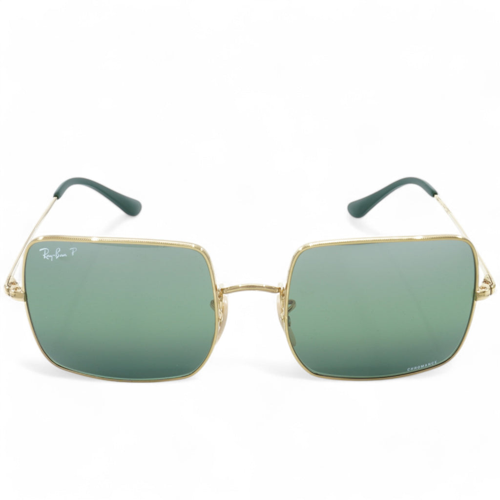 [RB1971-001/G4_54] UNISEX RAY-BAN SQUARE 1971 CHROMANCE POLARIZED SUNGLASSES
