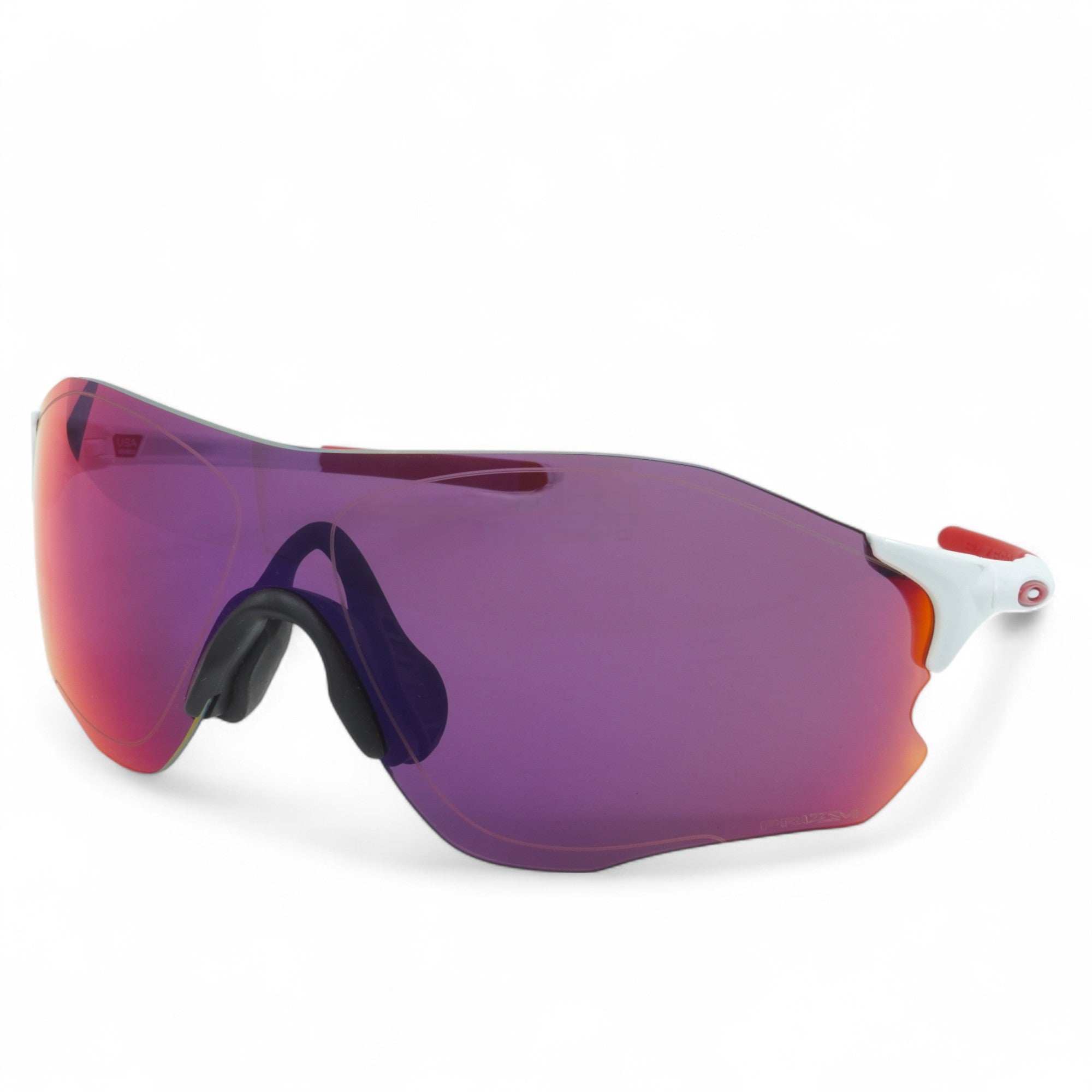 [OO9313-04] Mens Oakley EVZero Path (A) Sunglasses - Polished White/Prizm Road