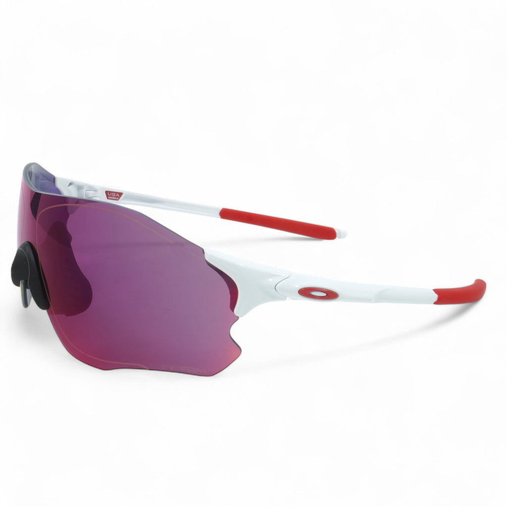 [OO9313-04] Mens Oakley EVZero Path (A) Sunglasses - Polished White/Prizm Road