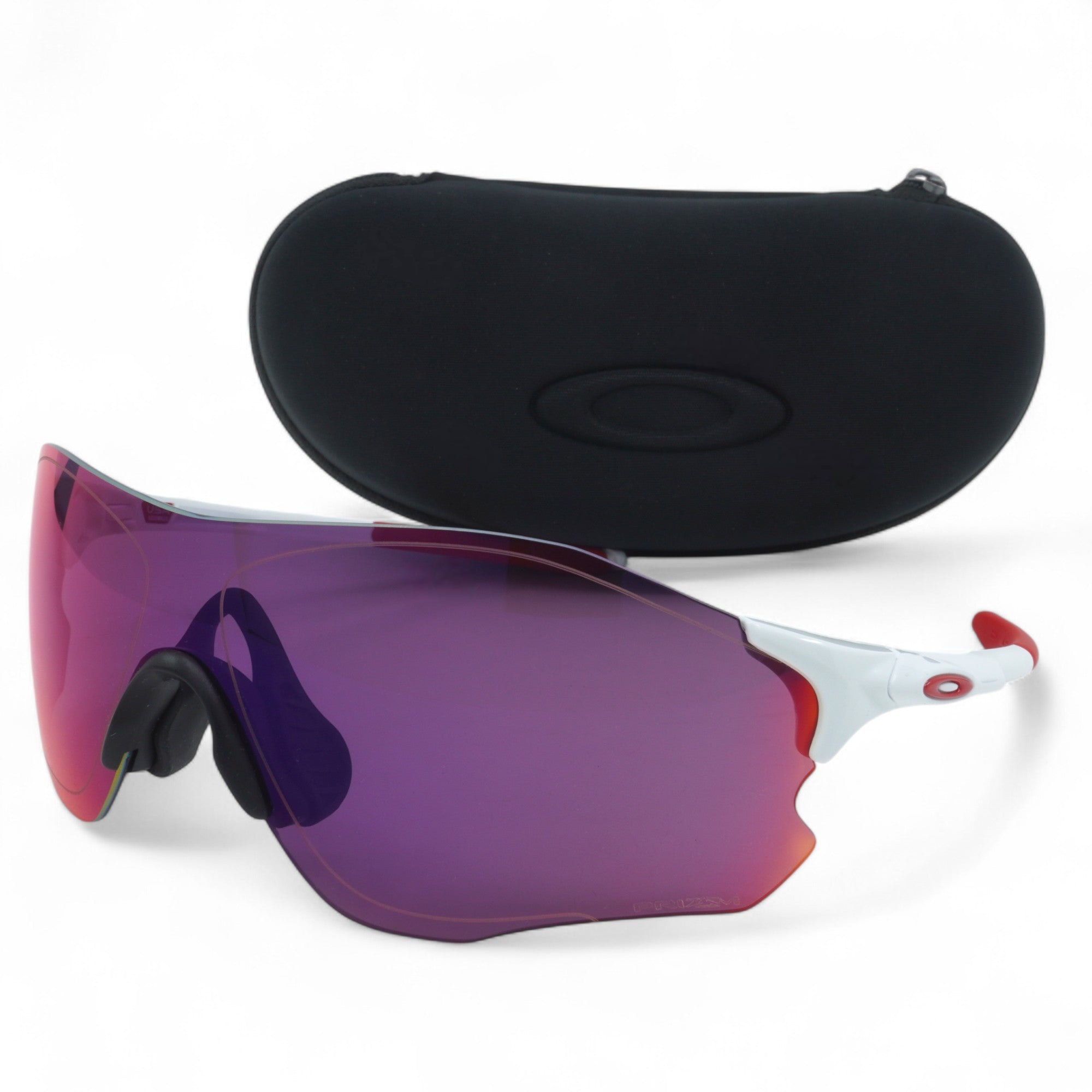 [OO9313-04] Mens Oakley EVZero Path (A) Sunglasses - Polished White/Prizm Road