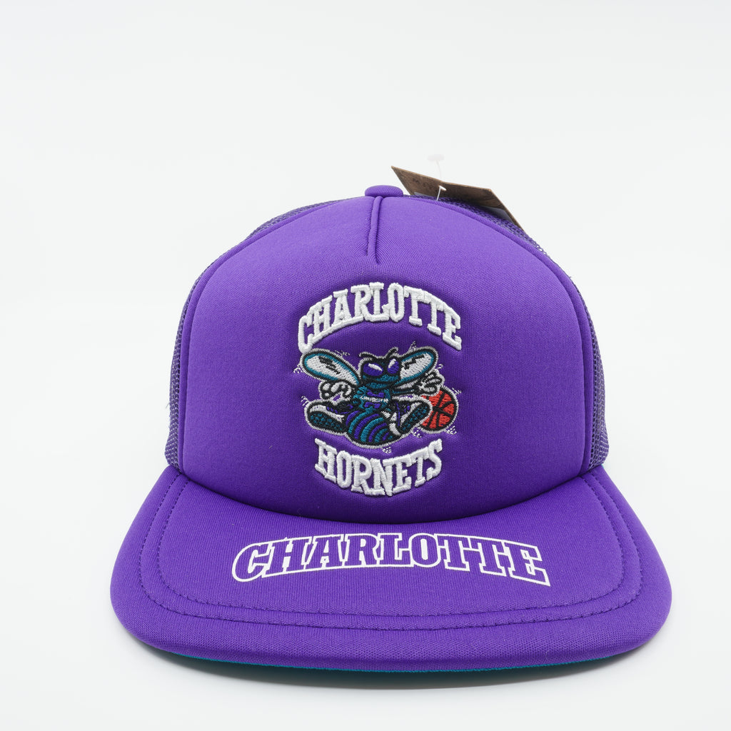 Mens Mitchell & Ness NBA Charlotte Hornets TEAM ORIGINS TRUCKER HWC HORNETS