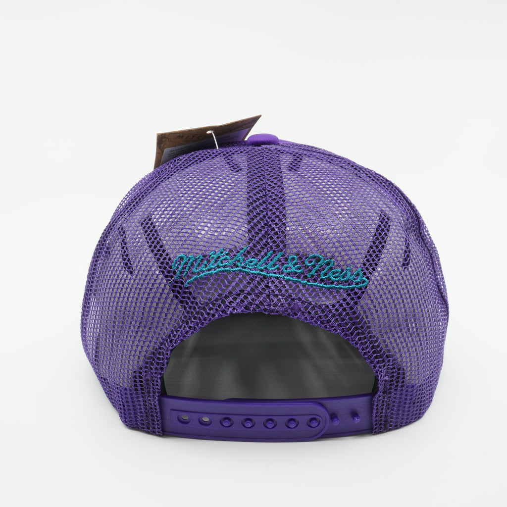 Mens Mitchell & Ness NBA Charlotte Hornets TEAM ORIGINS TRUCKER HWC HORNETS