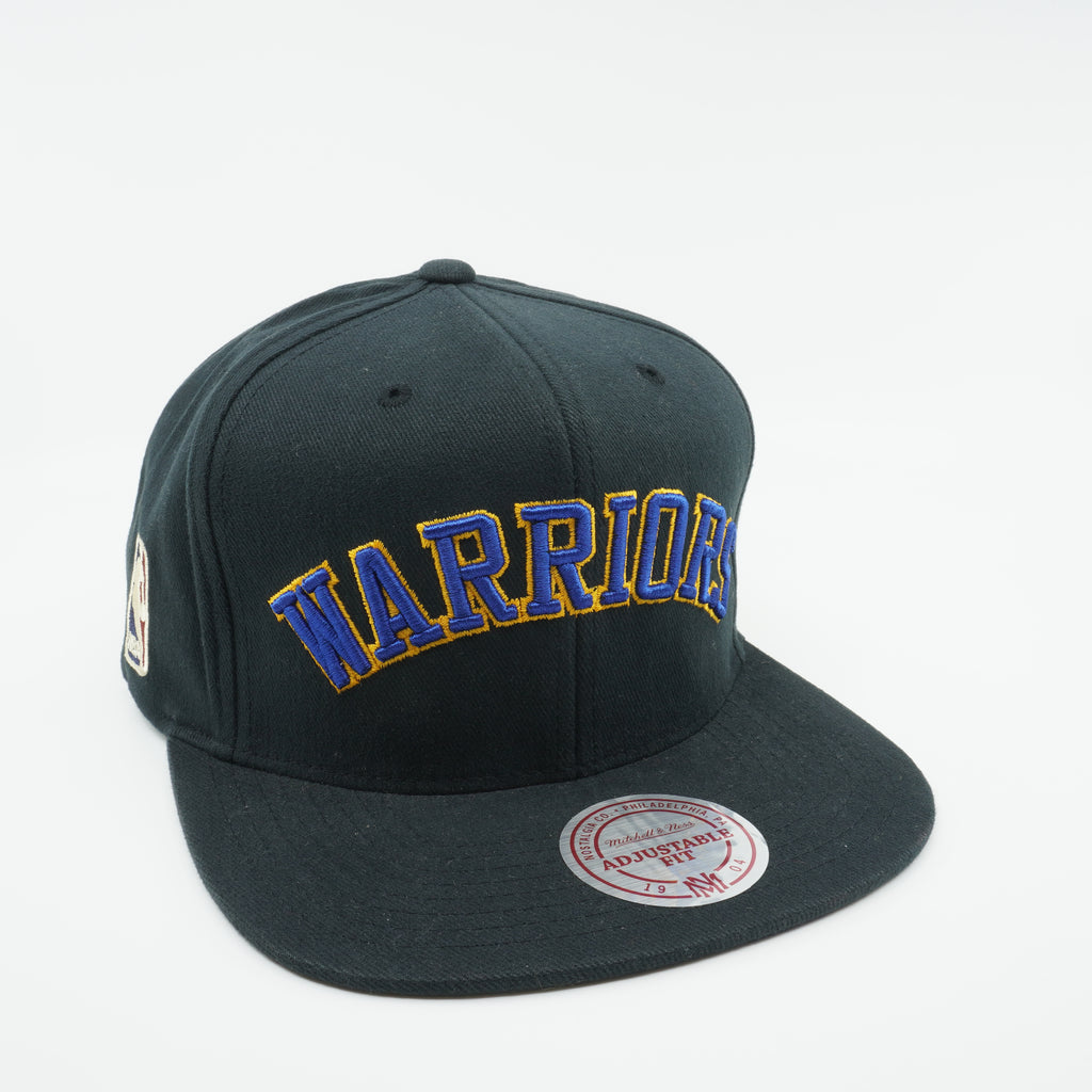 Mens Mitchell & Ness NBA Golden State Warriors Multi Team Wordmark Snapback