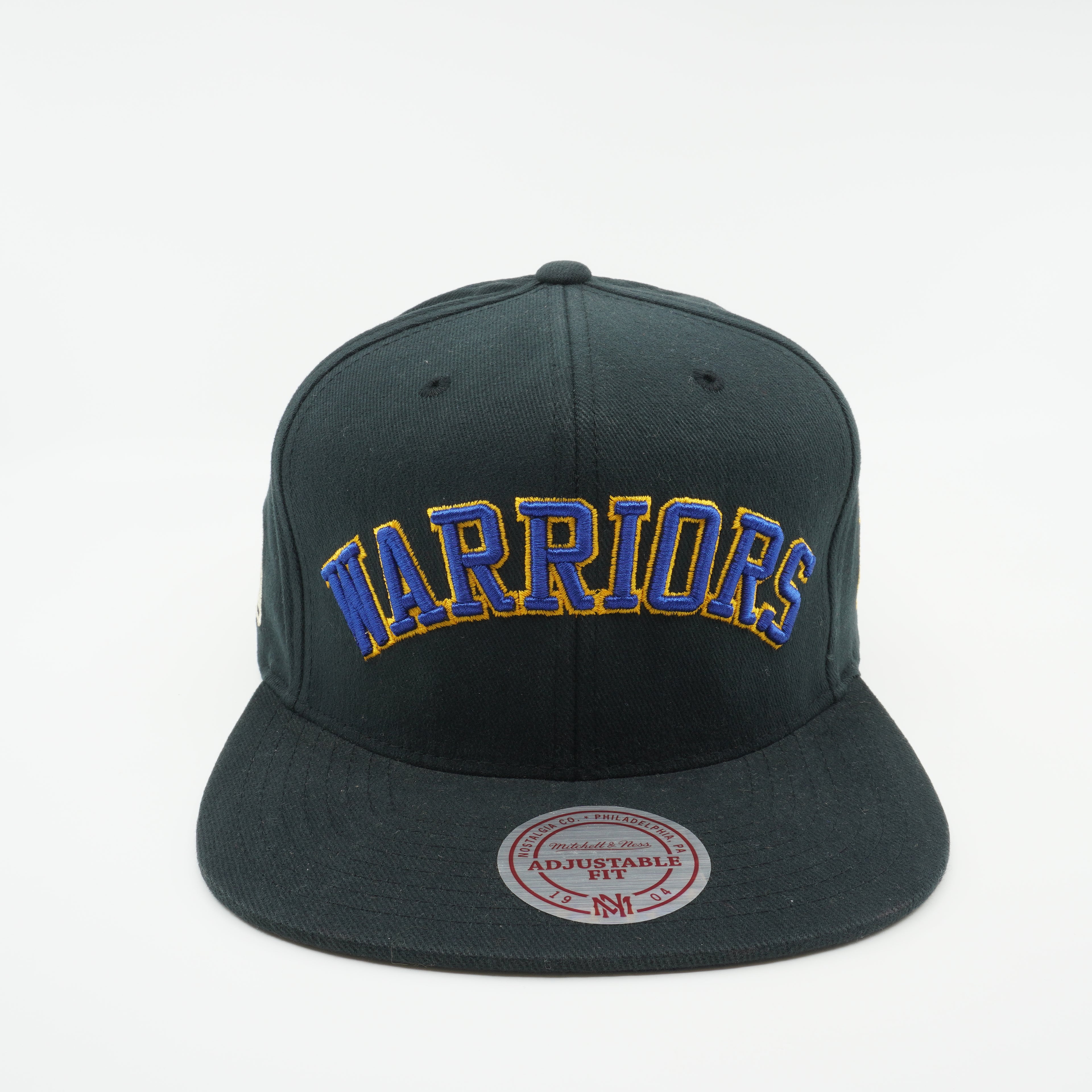 Mens Mitchell & Ness NBA Golden State Warriors Multi Team Wordmark Snapback