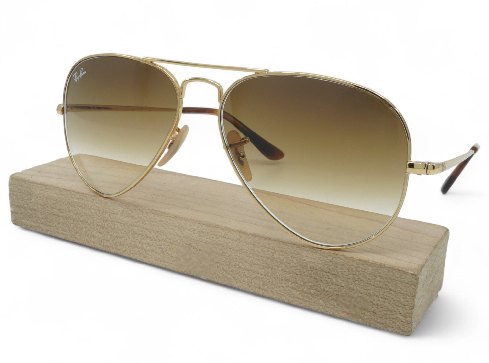 [RB3689-914751_55] Unisex Ray Ban Aviator Metal II Sunglasses