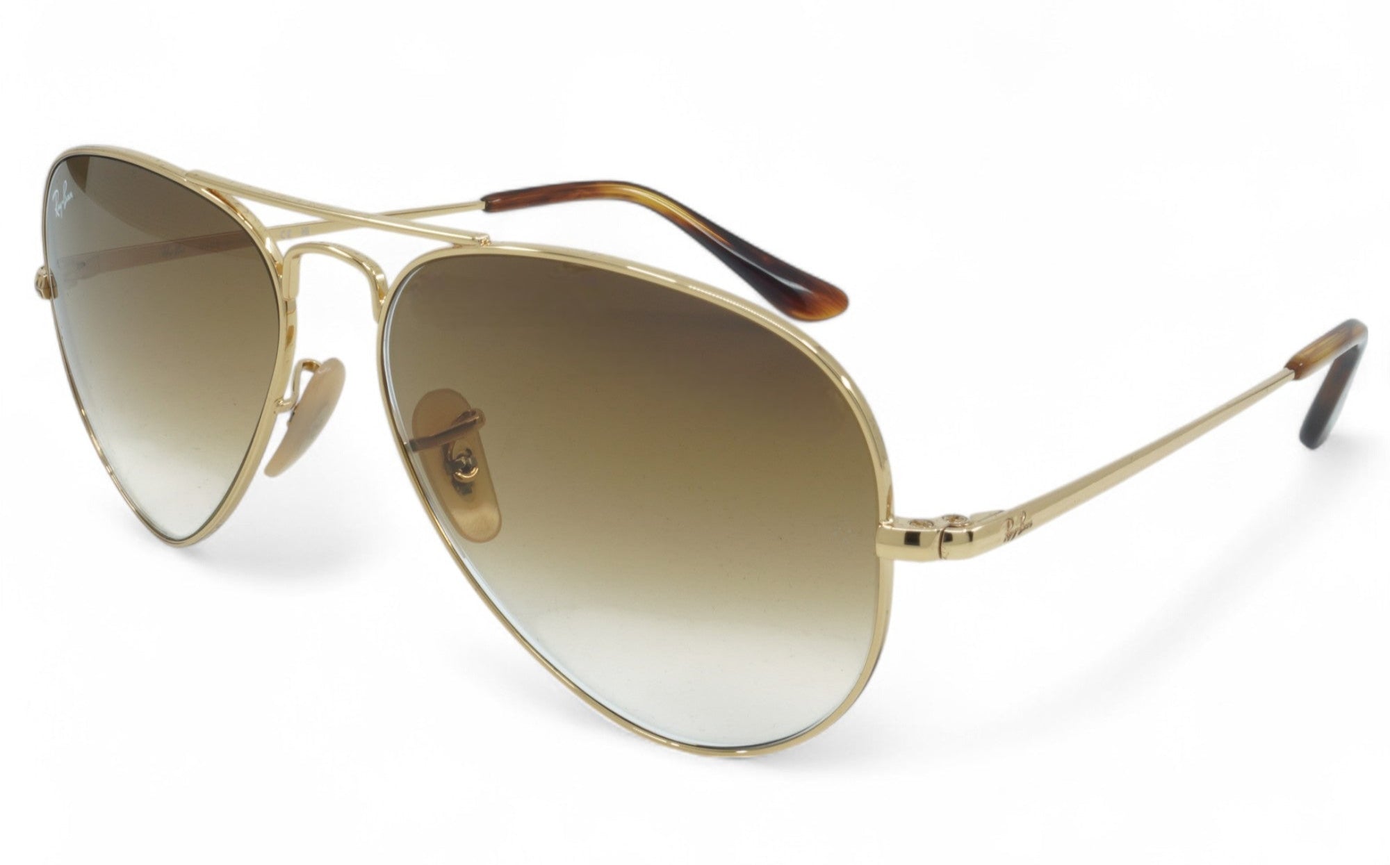 [RB3689-914751_55] Unisex Ray Ban Aviator Metal II Sunglasses