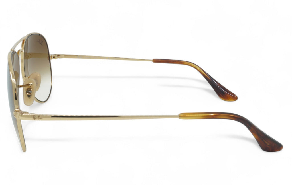 [RB3689-914751_55] Unisex Ray Ban Aviator Metal II Sunglasses