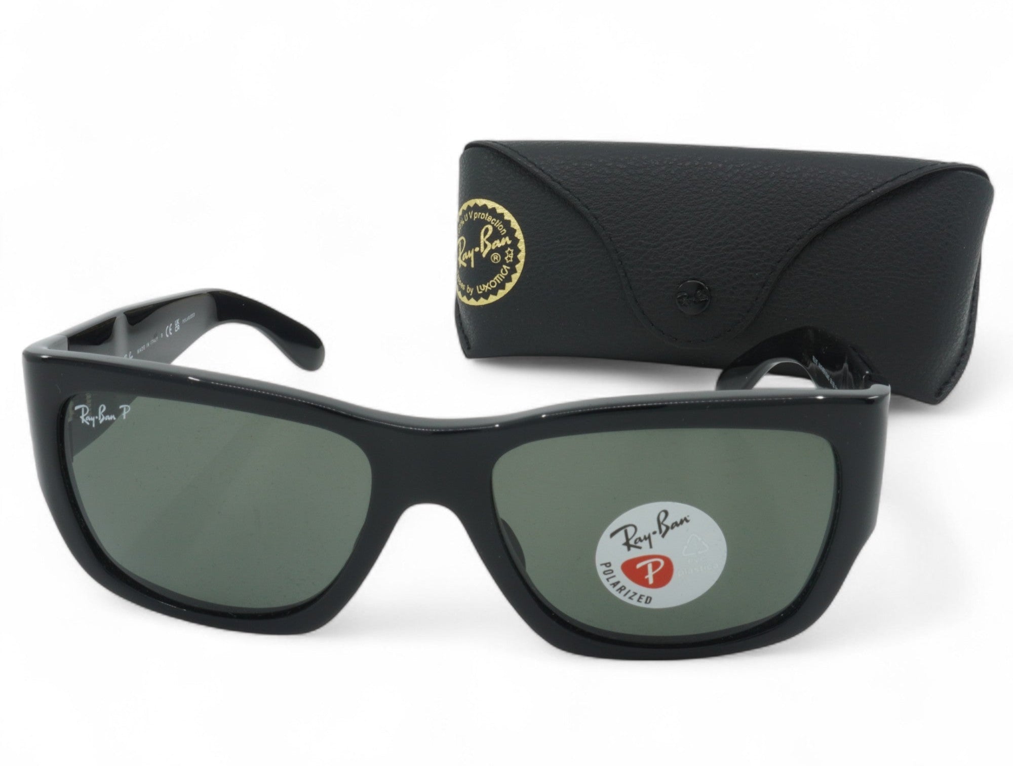 [RB2187-901/58_54] Unisex Ray Ban Square Polarized Sunglasses