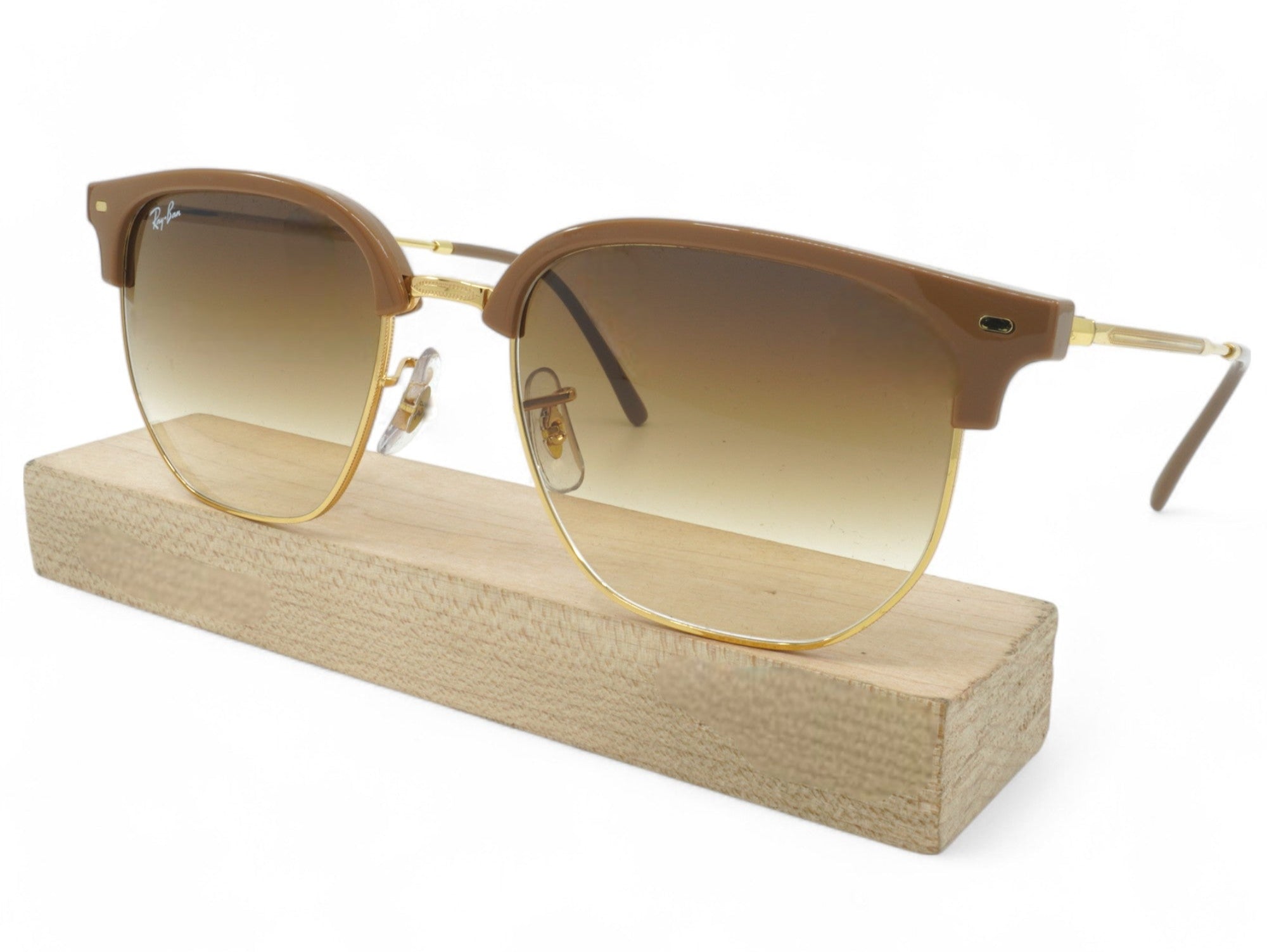 [RB4416F-672151_55] Unisex Ray Ban New Clubmaster Sunglasses