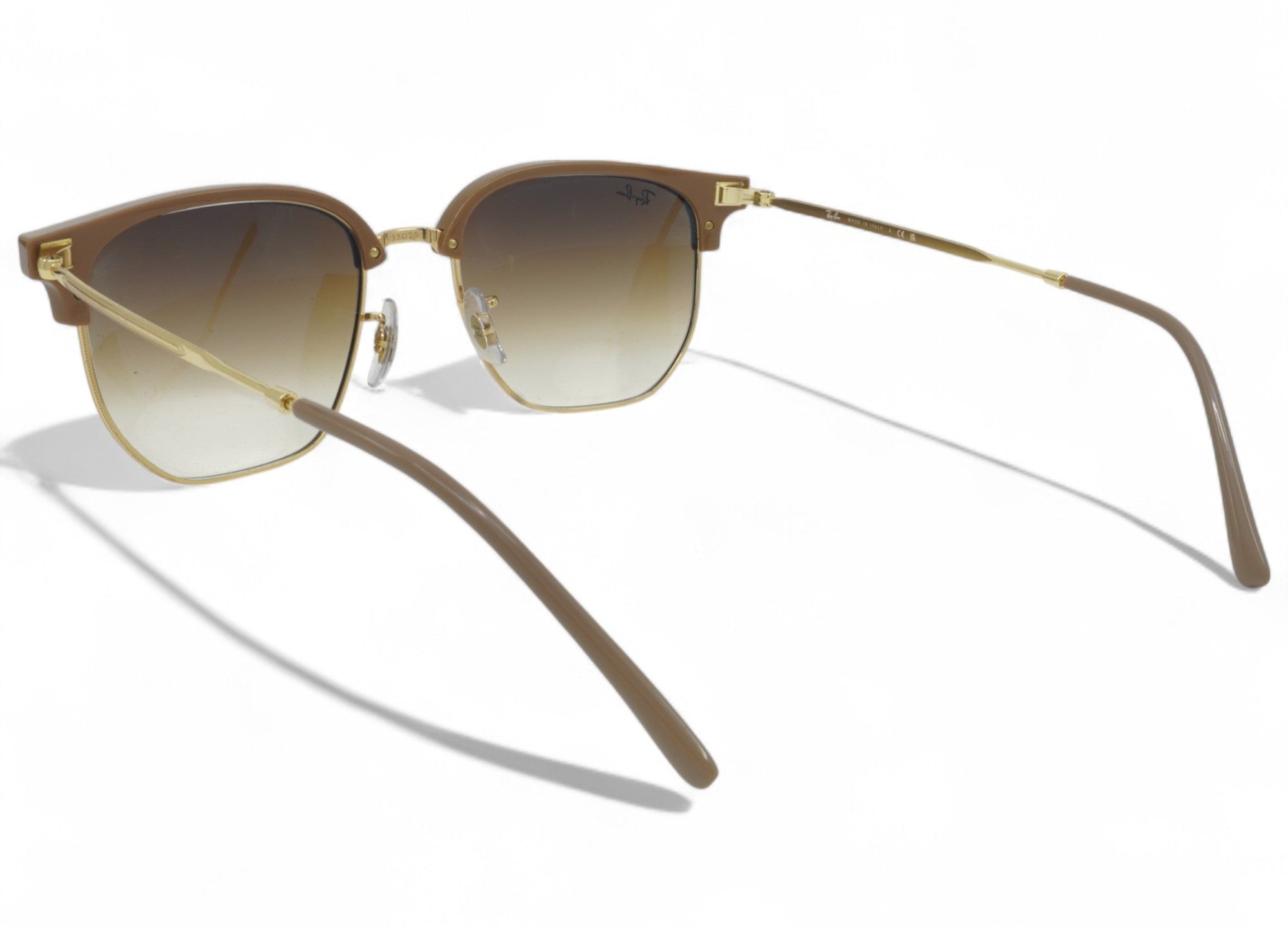 [RB4416F-672151_55] Unisex Ray Ban New Clubmaster Sunglasses