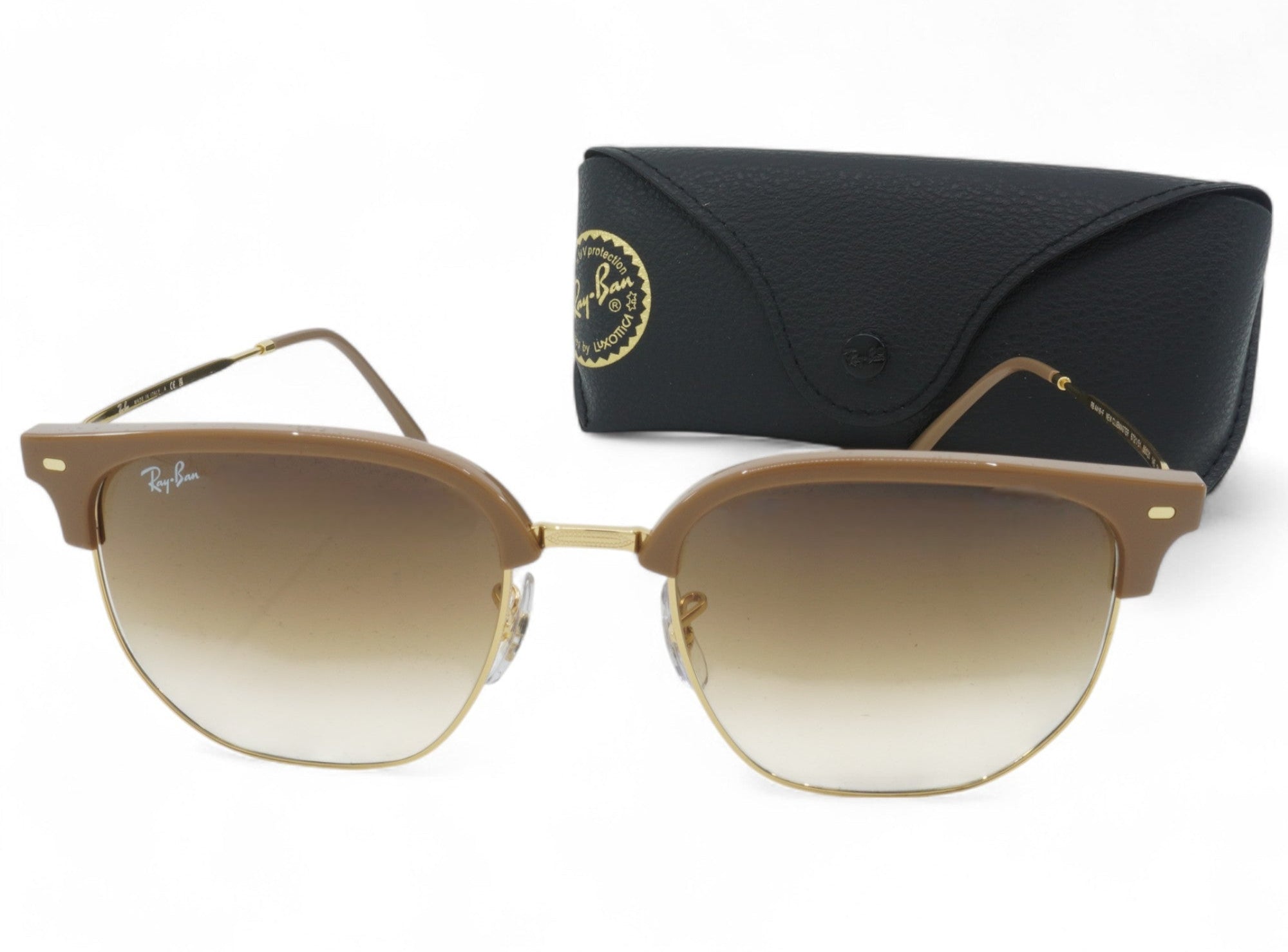 [RB4416F-672151_55] Unisex Ray Ban New Clubmaster Sunglasses