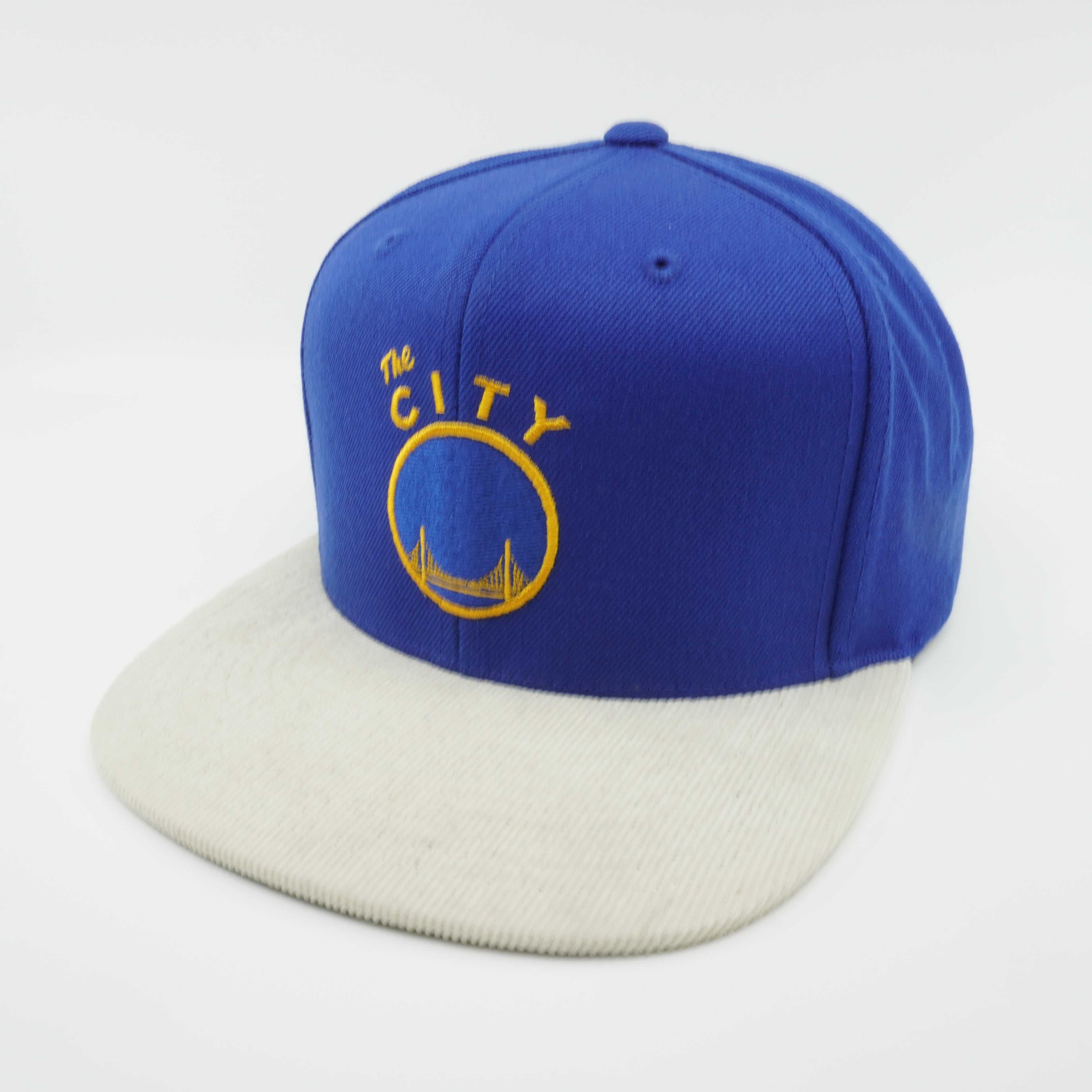 Mens Mitchell & Ness NBA Golden State Warriors Replay Tonal Corduroy 2T Snapback