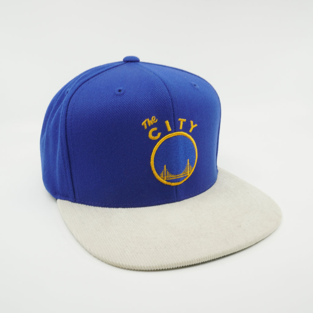 Mens Mitchell & Ness NBA Golden State Warriors Replay Tonal Corduroy 2T Snapback