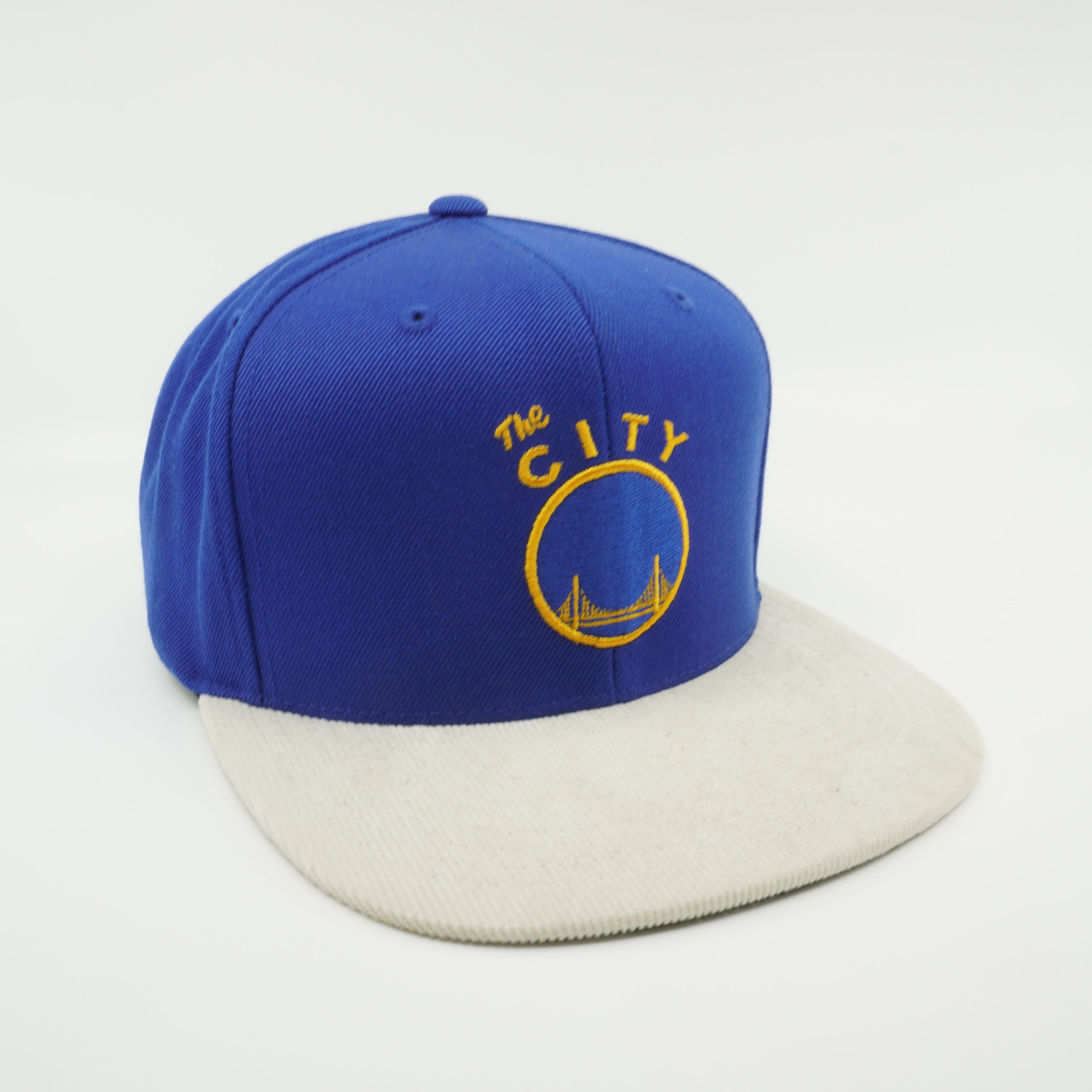 Mens Mitchell & Ness NBA Golden State Warriors Replay Tonal Corduroy 2T Snapback