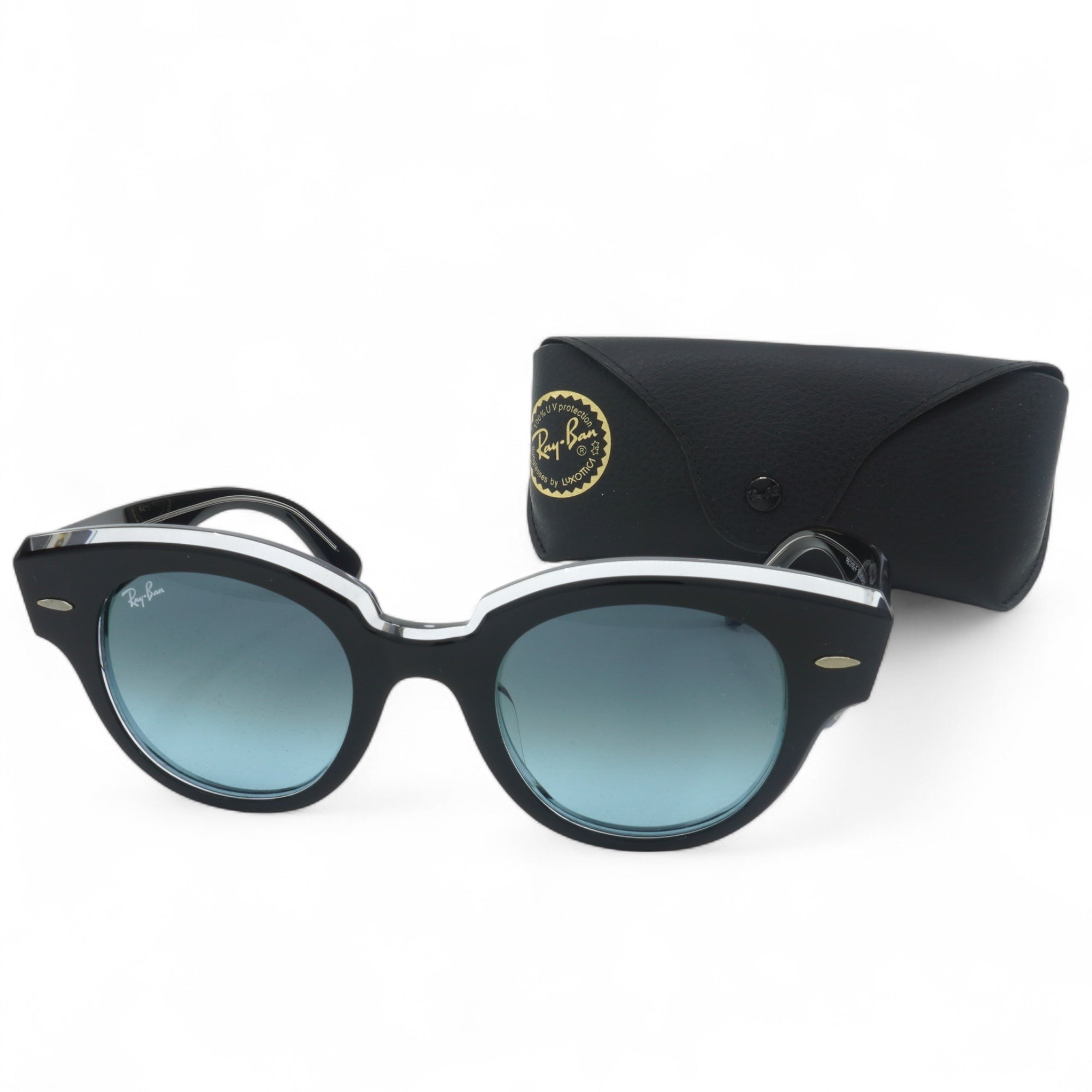 [RB2192F-12943M_47] Unisex Ray Ban Round Sunglasses