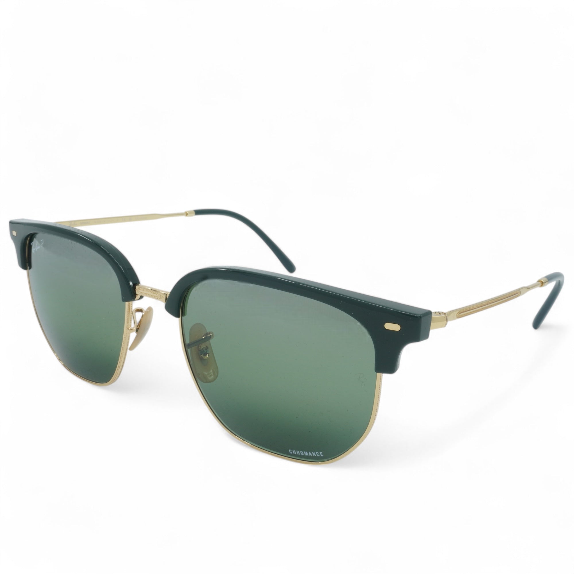 [RB4416F-6655G4_55] Unisex Ray Ban New Clubmaster Polarized Sunglasses