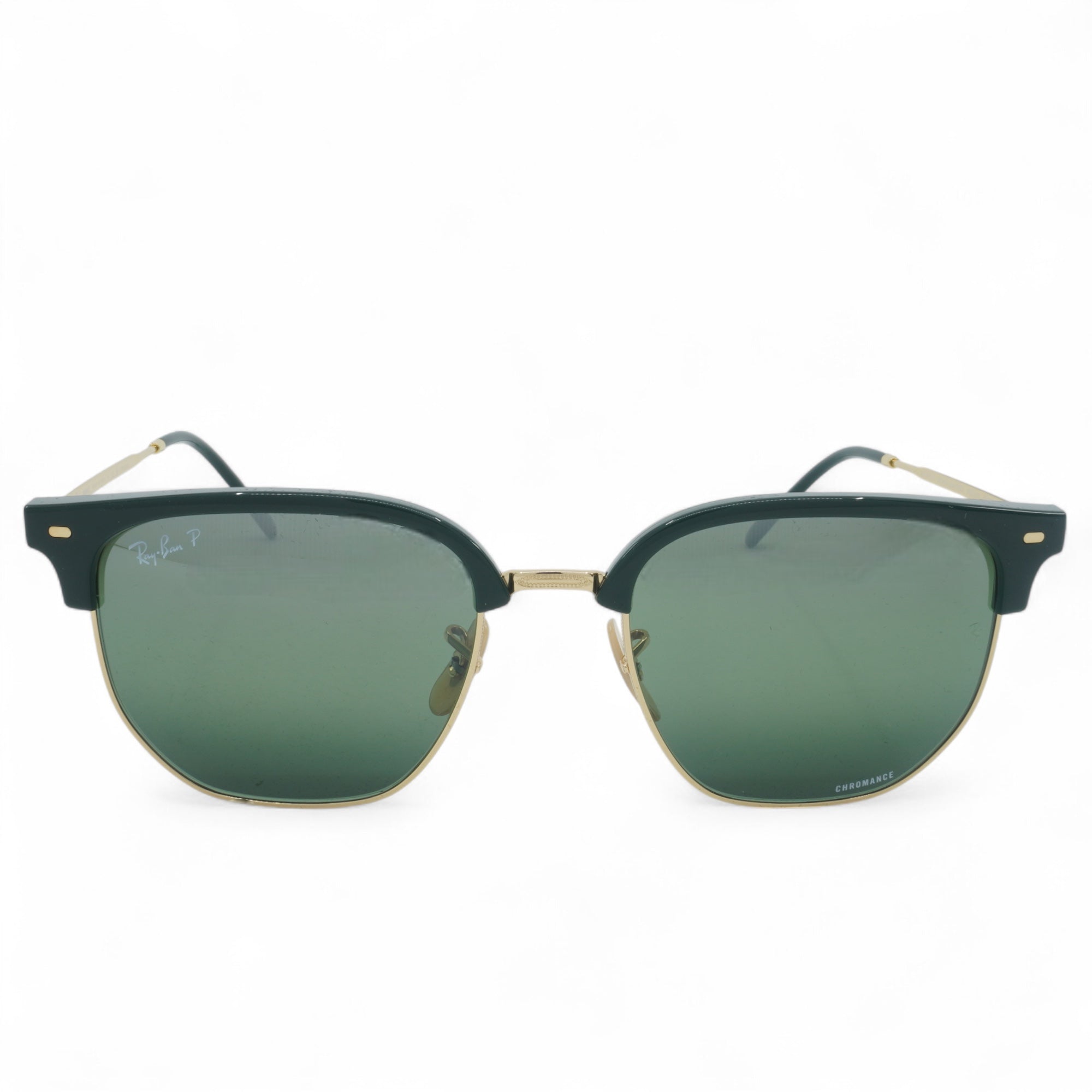 [RB4416F-6655G4_55] Unisex Ray Ban New Clubmaster Polarized Sunglasses