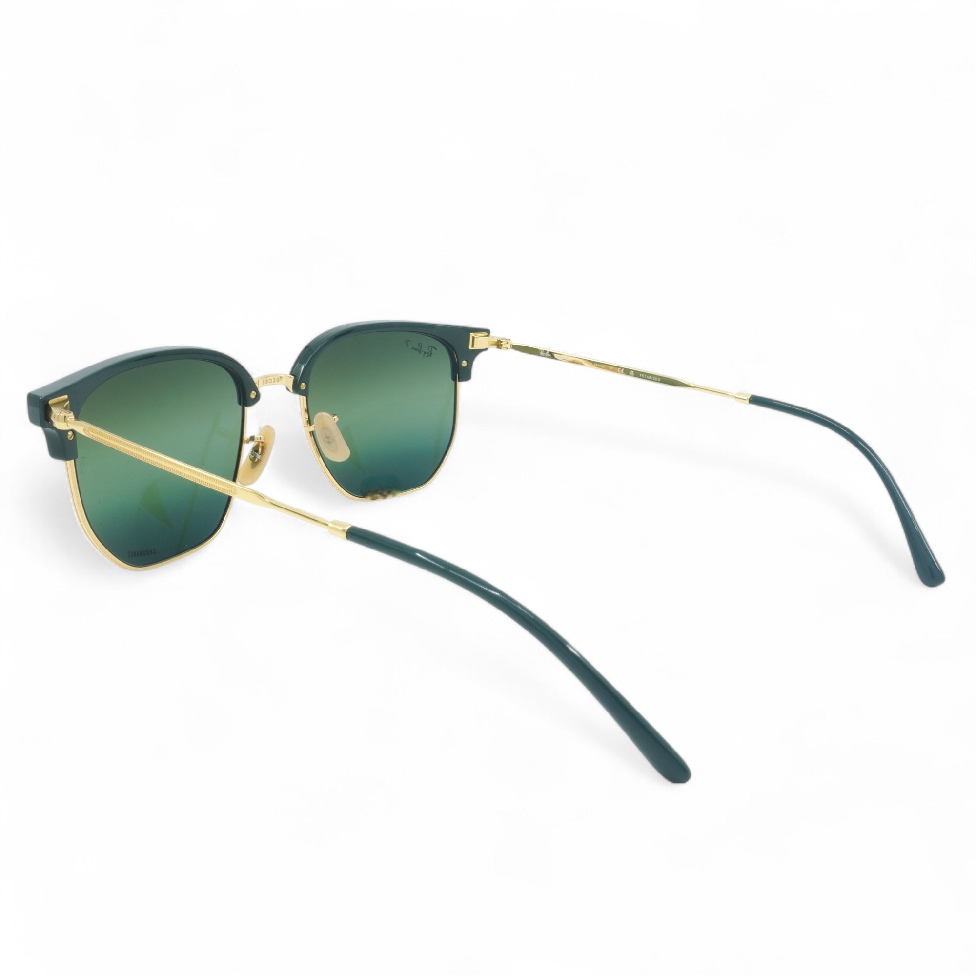 [RB4416F-6655G4_55] Unisex Ray Ban New Clubmaster Polarized Sunglasses