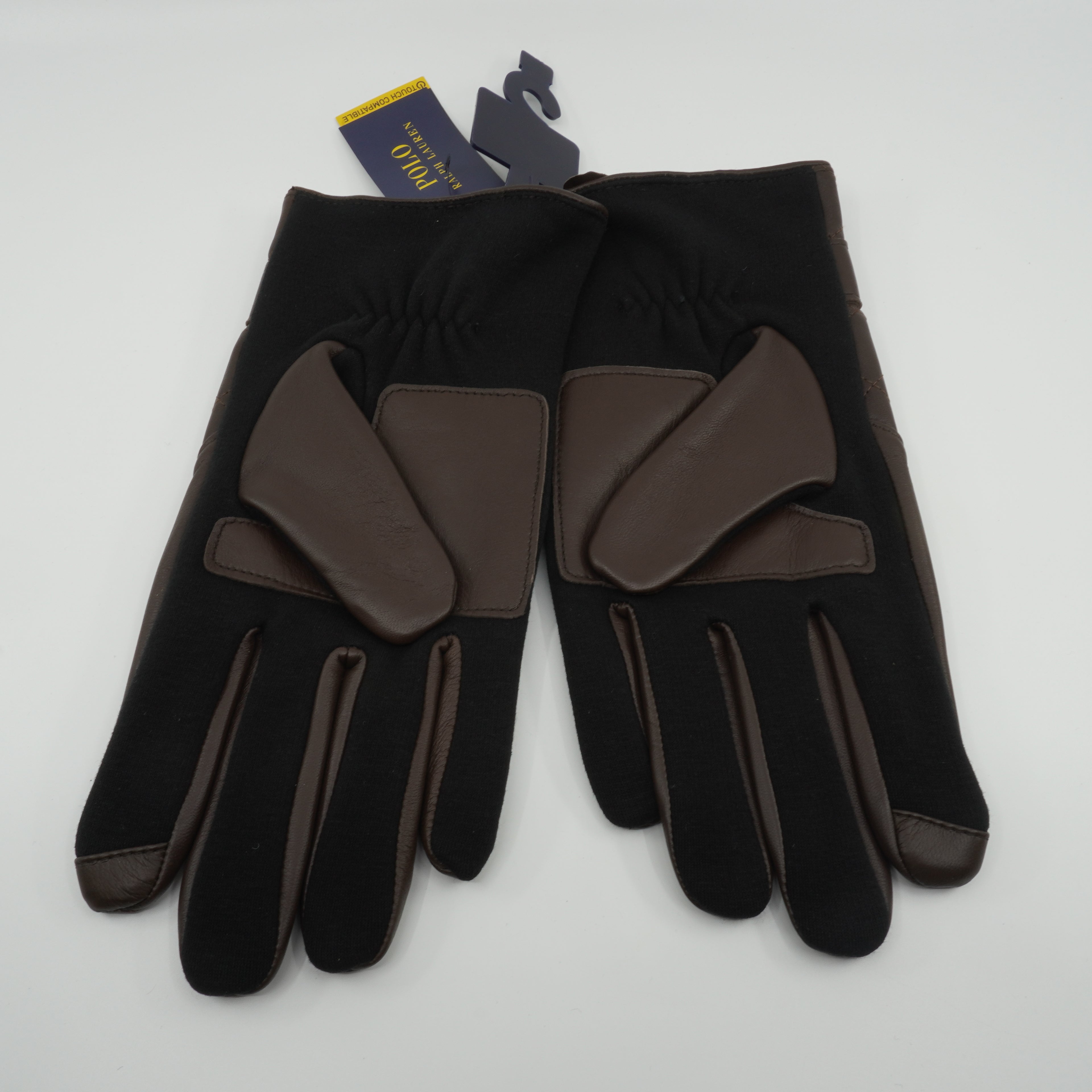 [PG0046-209] Mens Polo Ralph Lauren DIAMOND QUILTED RACING GLOVES