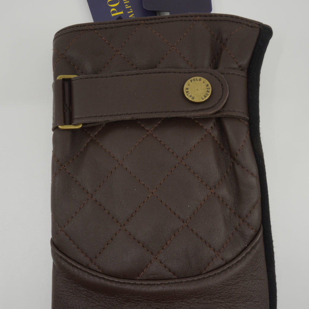 [PG0046-209] Mens Polo Ralph Lauren DIAMOND QUILTED RACING GLOVES