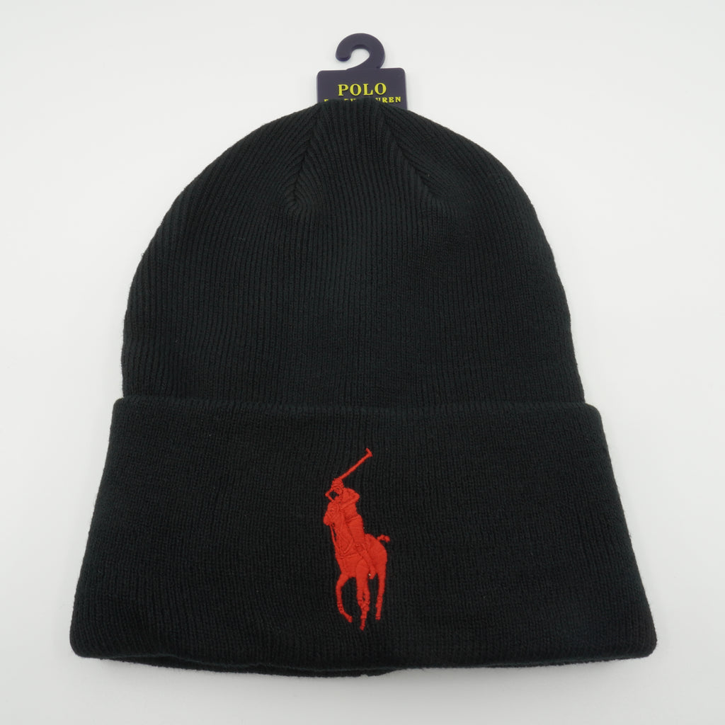 [PC0708-002] Mens Polo Ralph Lauren Big Pony Cuff Hat
