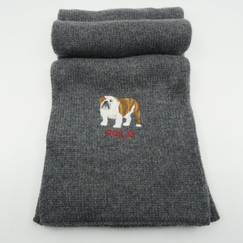 [PC0387-012] Mens Polo Ralph Lauren Bulldog Scarf