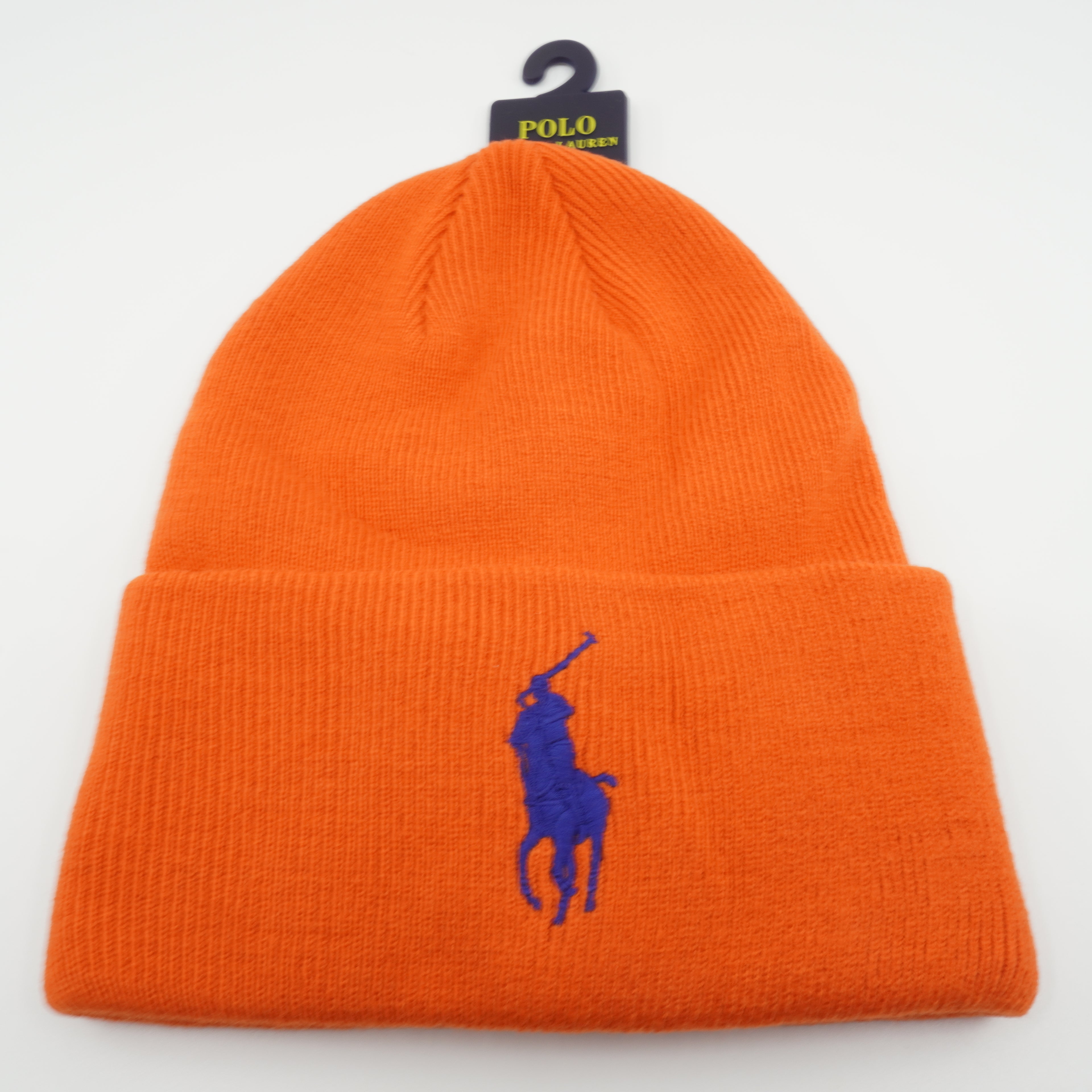 [PC0708-823] Mens Polo Ralph Lauren Big Pony Cuff Hat