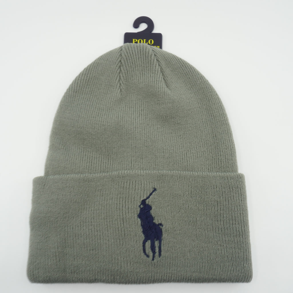 [PC0708-015] Mens Polo Ralph Lauren Big Pony Cuff Hat