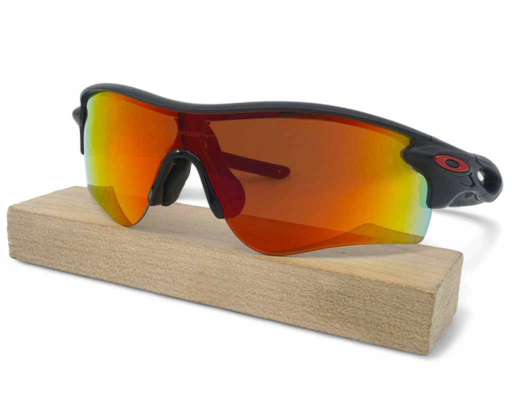 [OO9206-42] Mens Oakley Radarlock Path (A) Sunglasses - Black Ink/Prizm Ruby