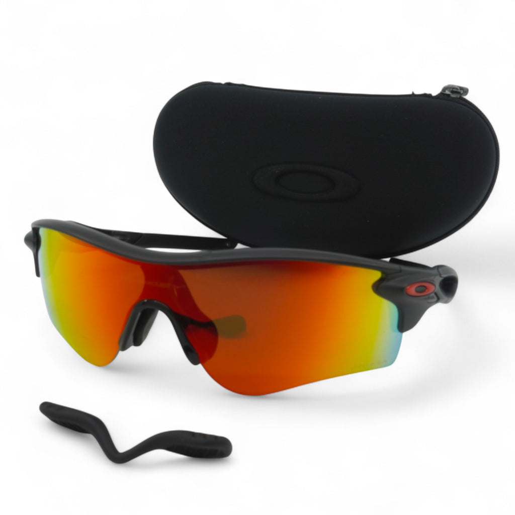 [OO9206-42] Mens Oakley Radarlock Path (A) Sunglasses - Black Ink/Prizm Ruby