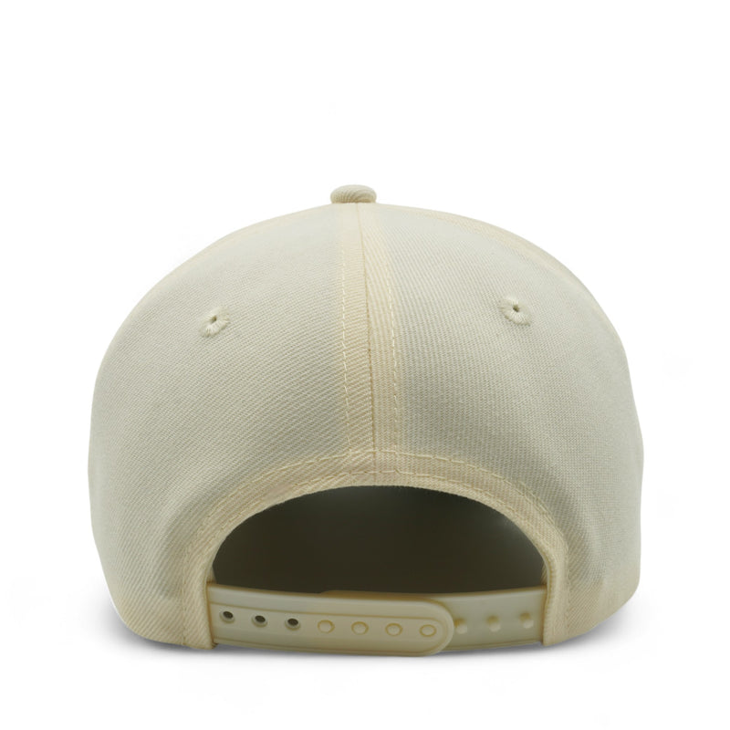 [CA912COT-CRMWHT-ADJ] MENS ERIC EMANUEL EE 6 PANEL STRUCTURED SNAPBACK
