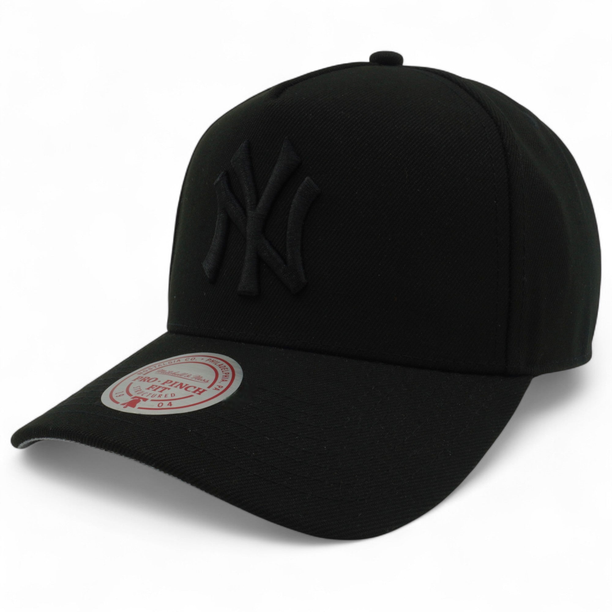 MENS MITCHELL & NESS MLB RAISED UP PRO PINCH SNAPBACK YANKEES - BLACK