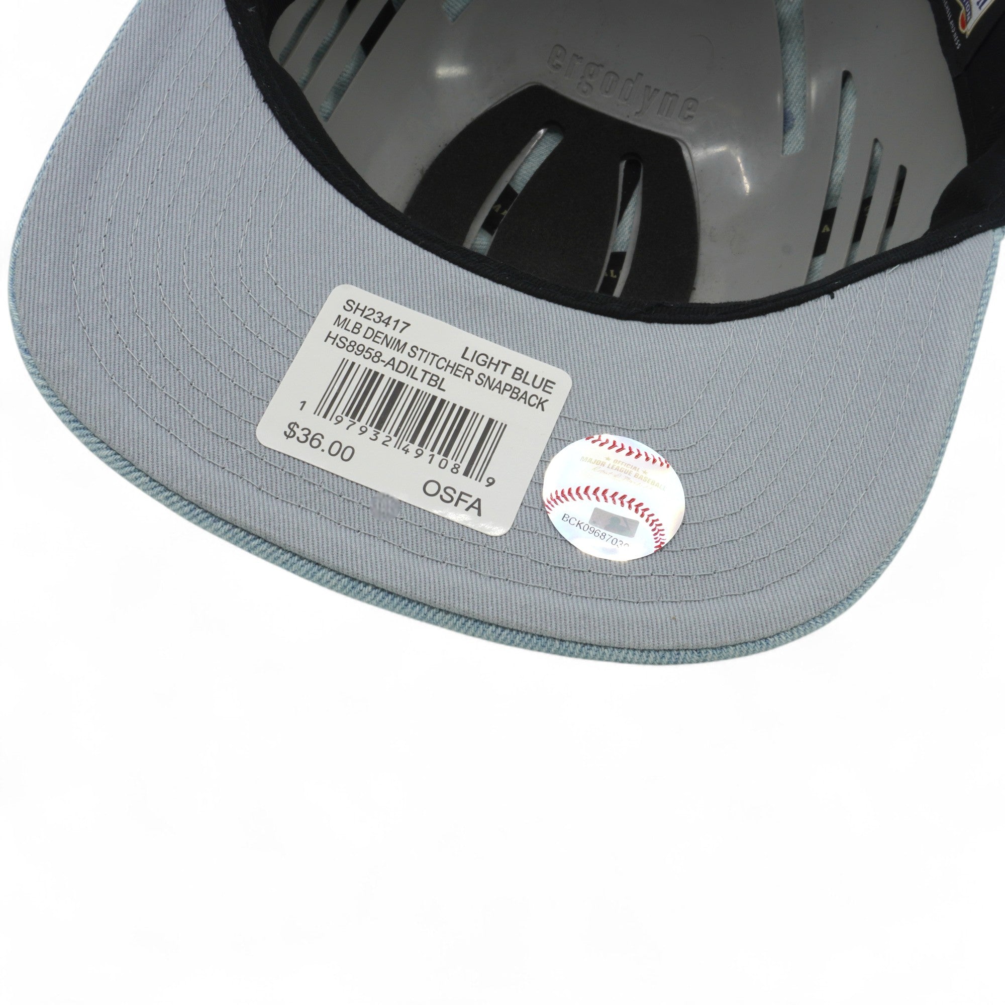 MENS MITCHELL & NESS MLB DENIM STITCHER SNAPBACK COOP DIAMONDBACKS