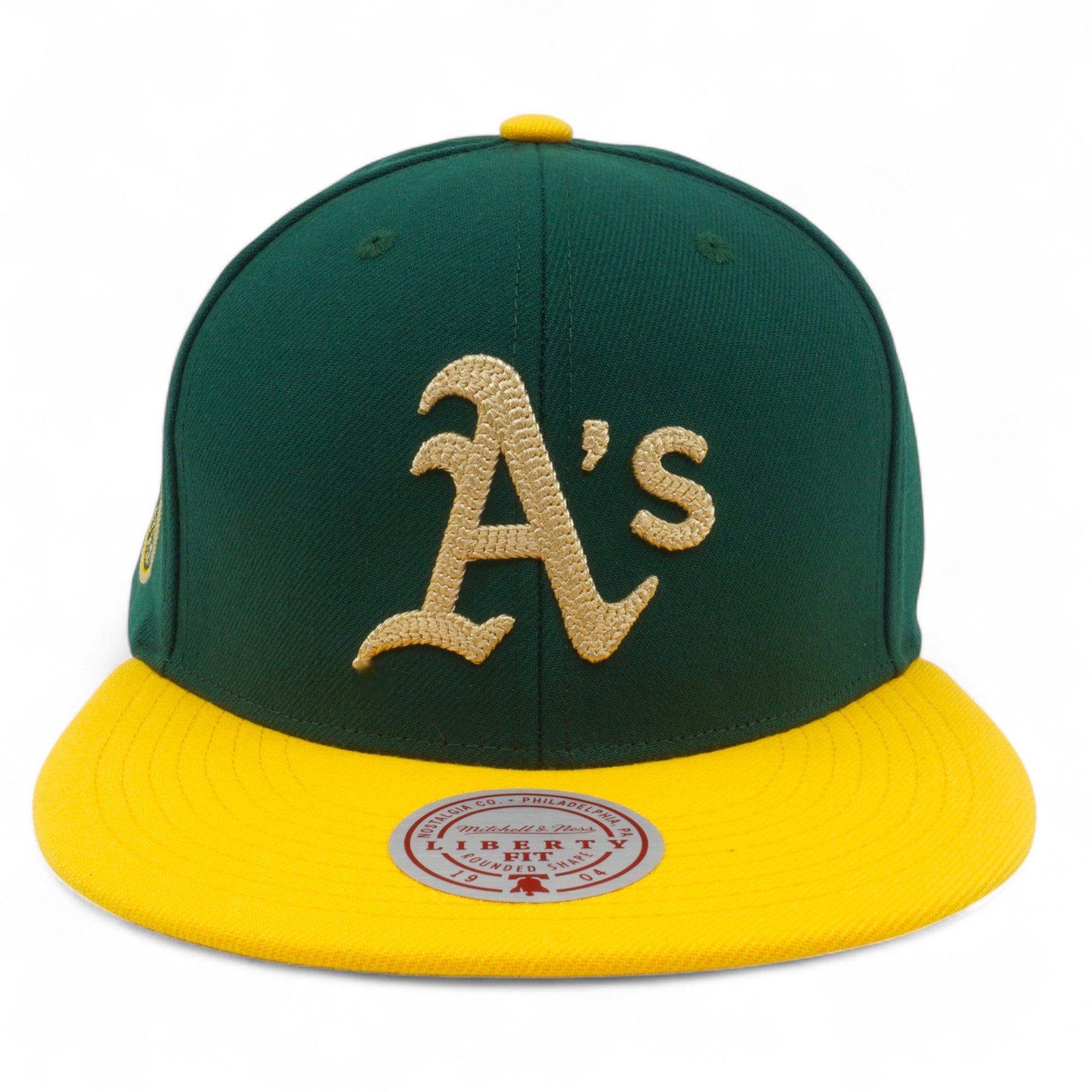 MENS MITCHELL & NESS MLB JUMP OFF SNAPBACK ATHLETICS - GREEN