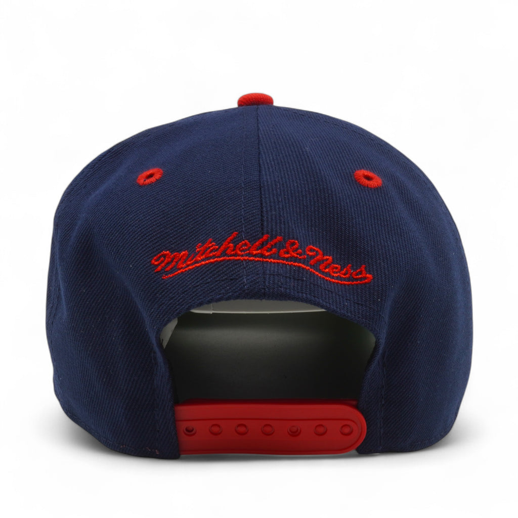MENS MITCHELL & NESS MLB TEAM STAR PRO SNAPBACK RED SOX - BLUE
