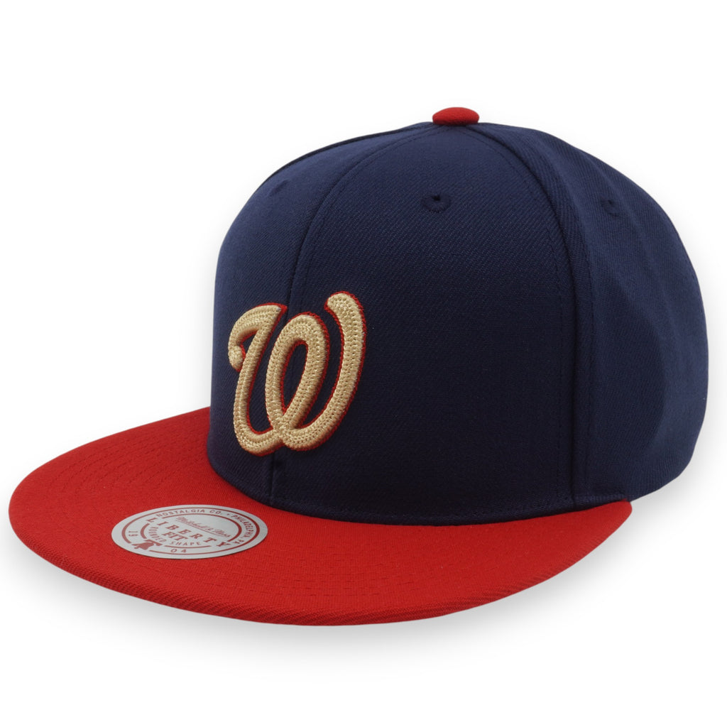 MENS MITCHELL & NESS MLB JUMP OFF SNAPBACK NATIONALS - NAVY