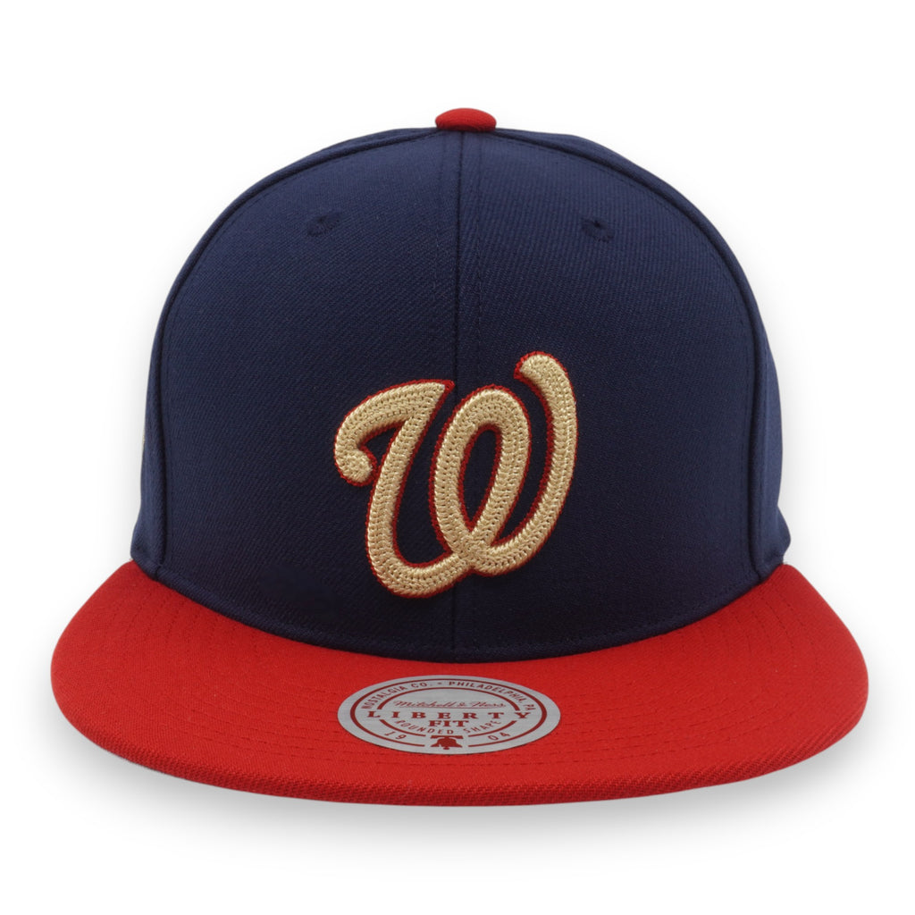 MENS MITCHELL & NESS MLB JUMP OFF SNAPBACK NATIONALS - NAVY