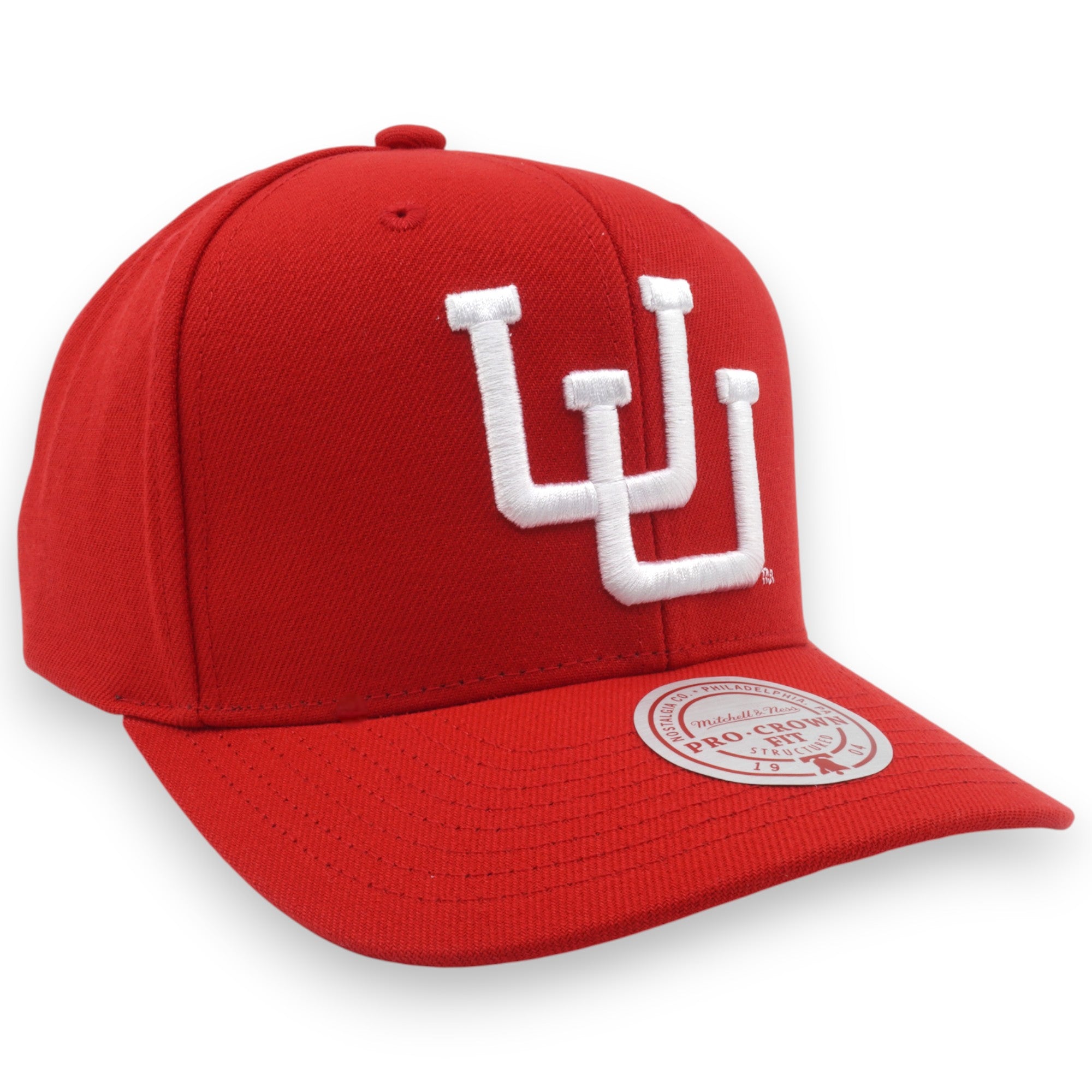 [HP9513-UUTRED1] MENS MITCHELL & NESS NCAA ALL IN 2.0 PRO SNAPBACK UTAH UTES