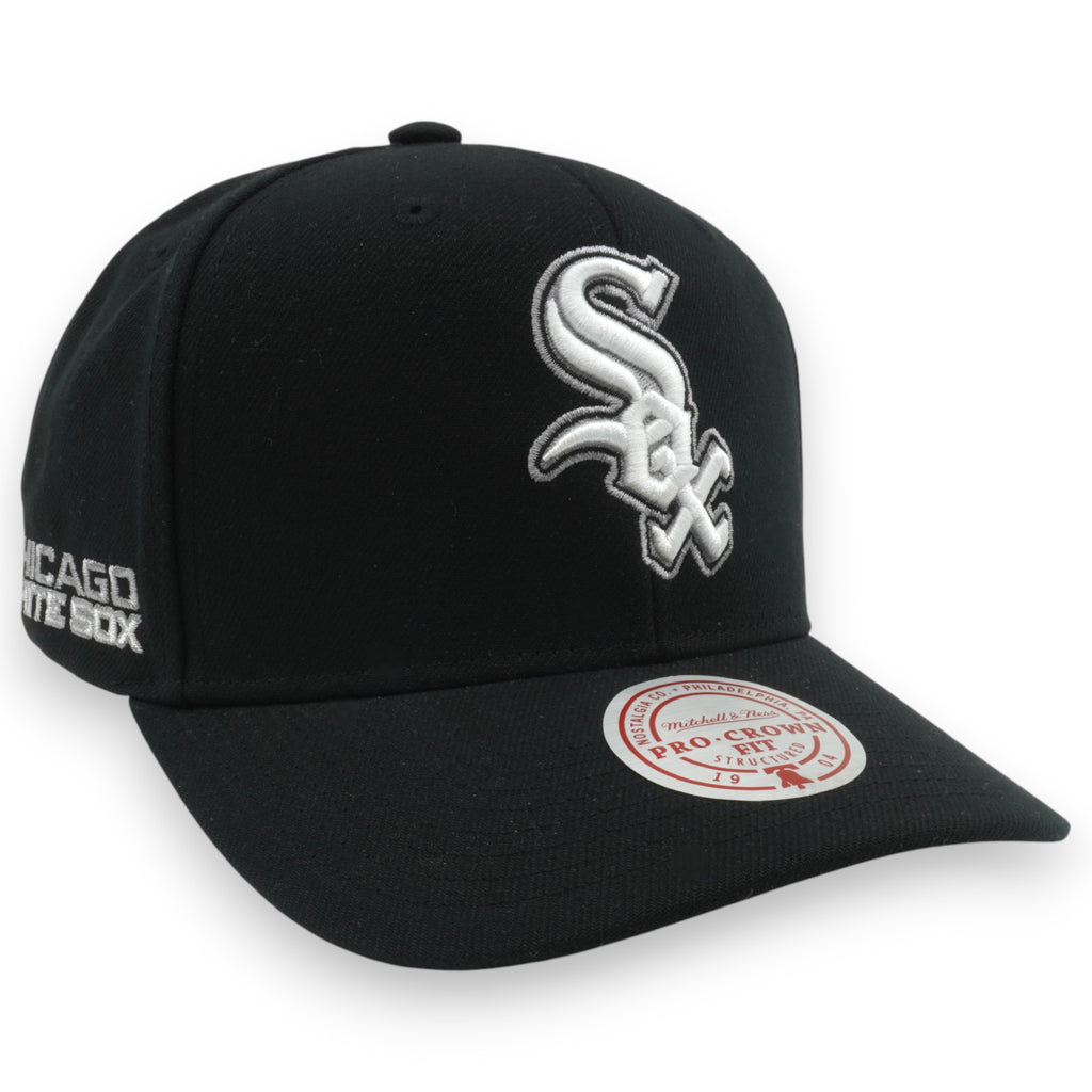 MENS MITCHELL & NESS MLB TEAM FLIP PRO SNAPBACK WHITE SOX - BLACK