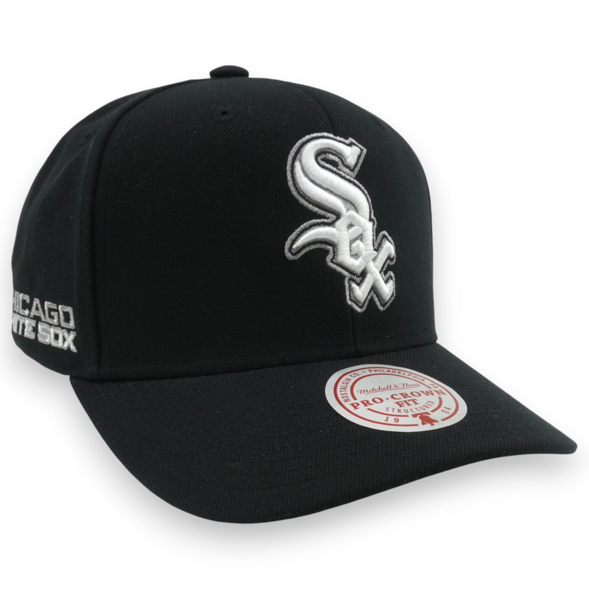 MENS MITCHELL & NESS MLB TEAM FLIP PRO SNAPBACK WHITE SOX - BLACK