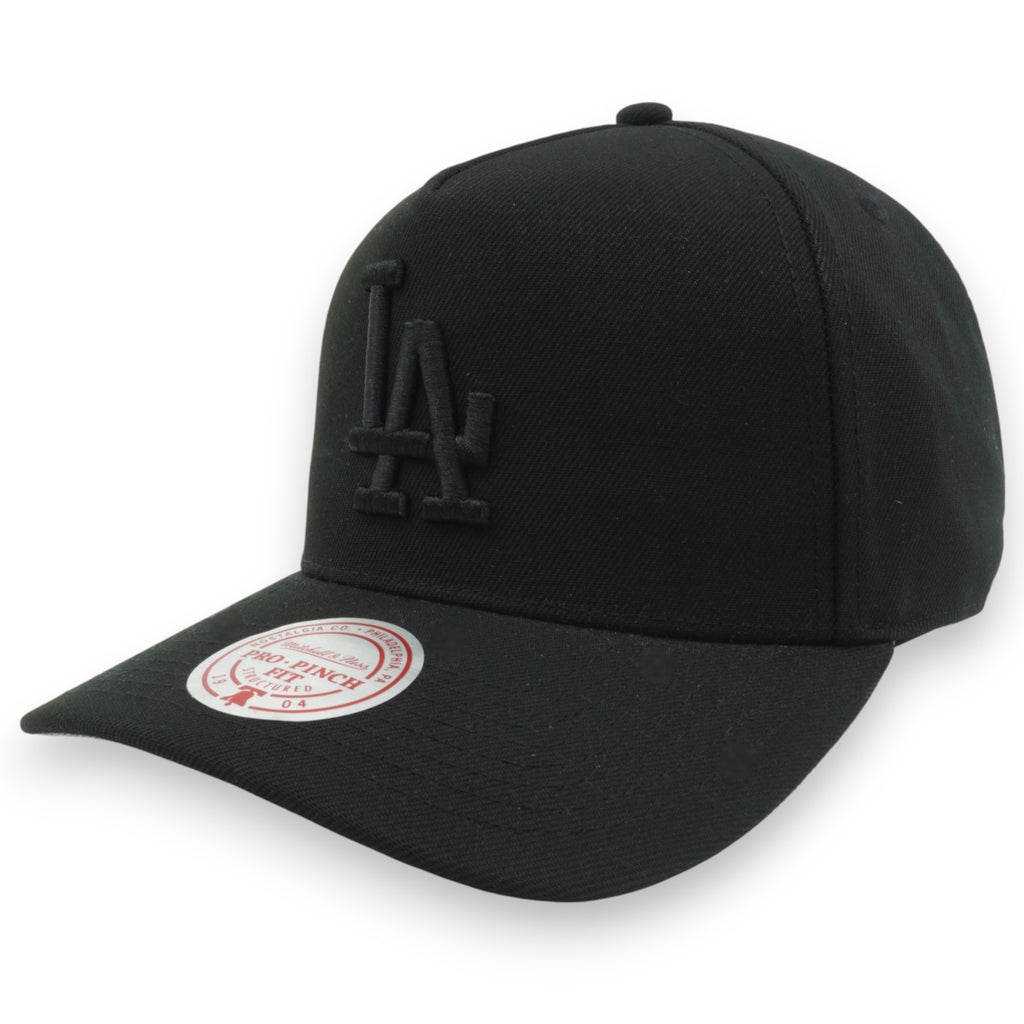 MENS MITCHELL & NESS MLB RAISED UP PRO PINCH SNAPBACK DODGERS - BLACK
