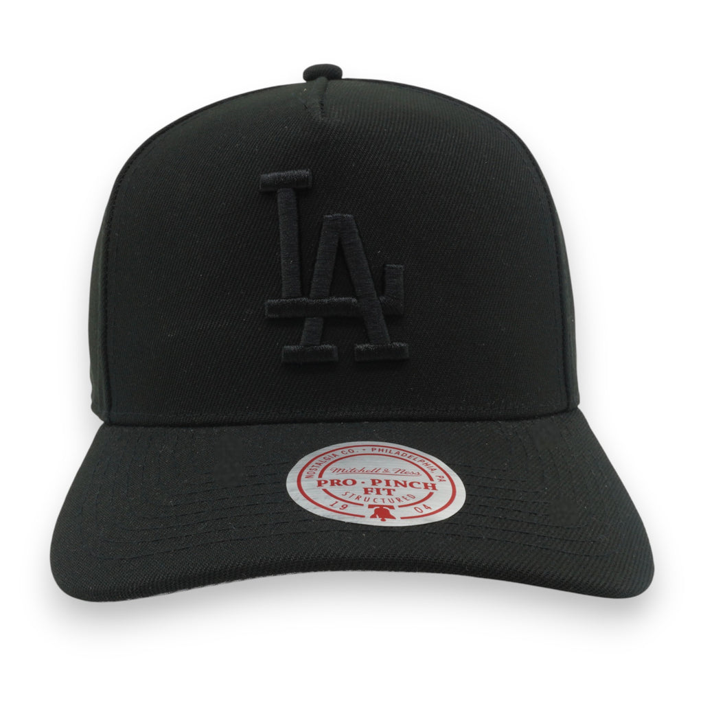 MENS MITCHELL & NESS MLB RAISED UP PRO PINCH SNAPBACK DODGERS - BLACK